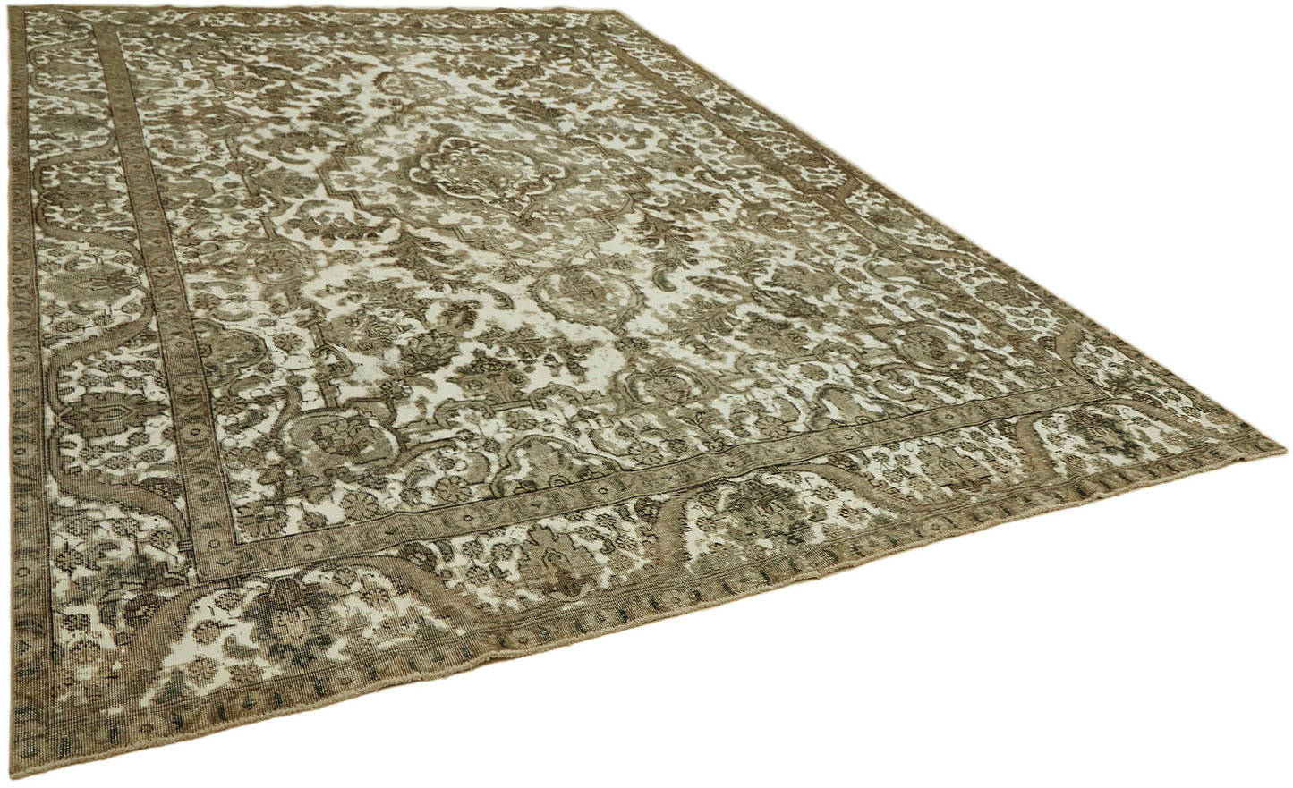 9x13 Beige Vintage Large Area Rug - 44301