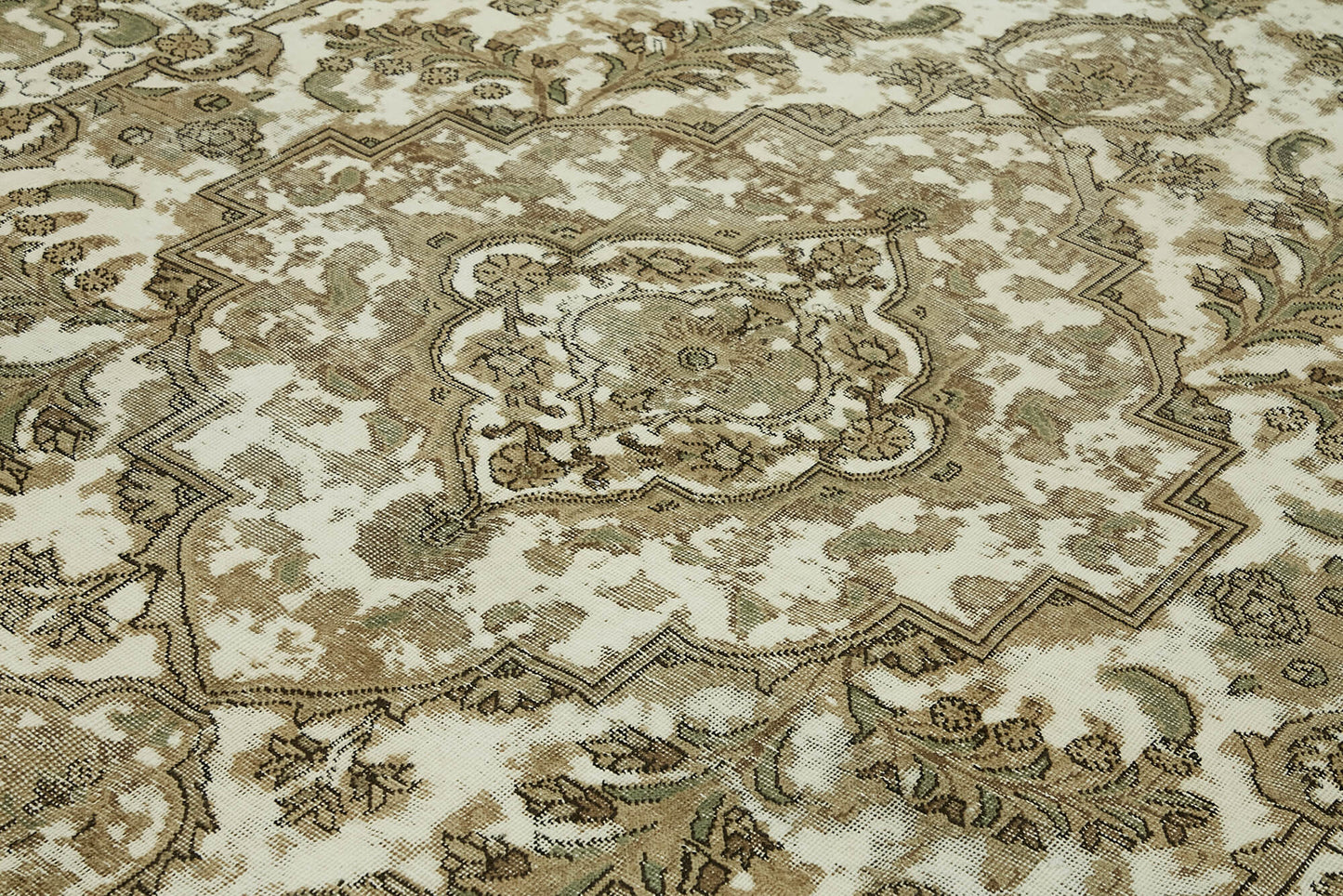 9x13 Beige Vintage Large Area Rug - 44301