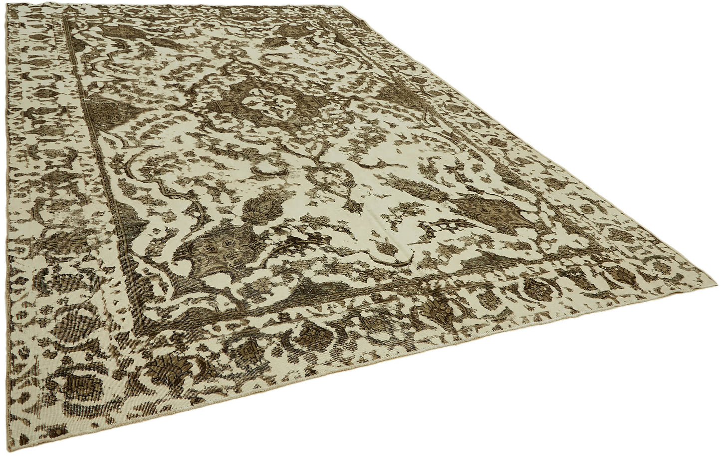 8x12 Beige Vintage Large Area Rug - 44302