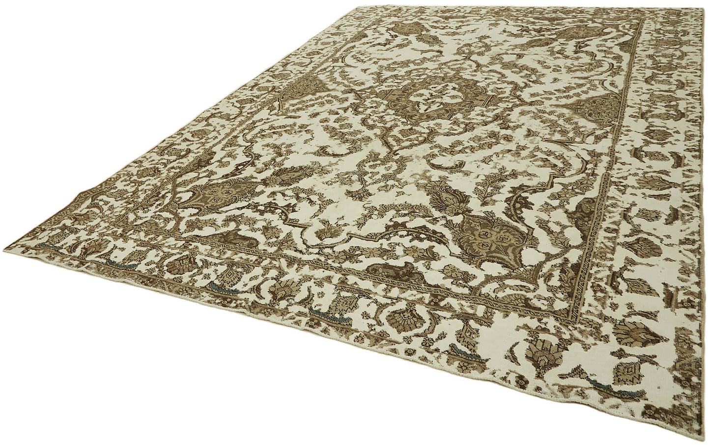 8x12 Beige Vintage Large Area Rug - 44302