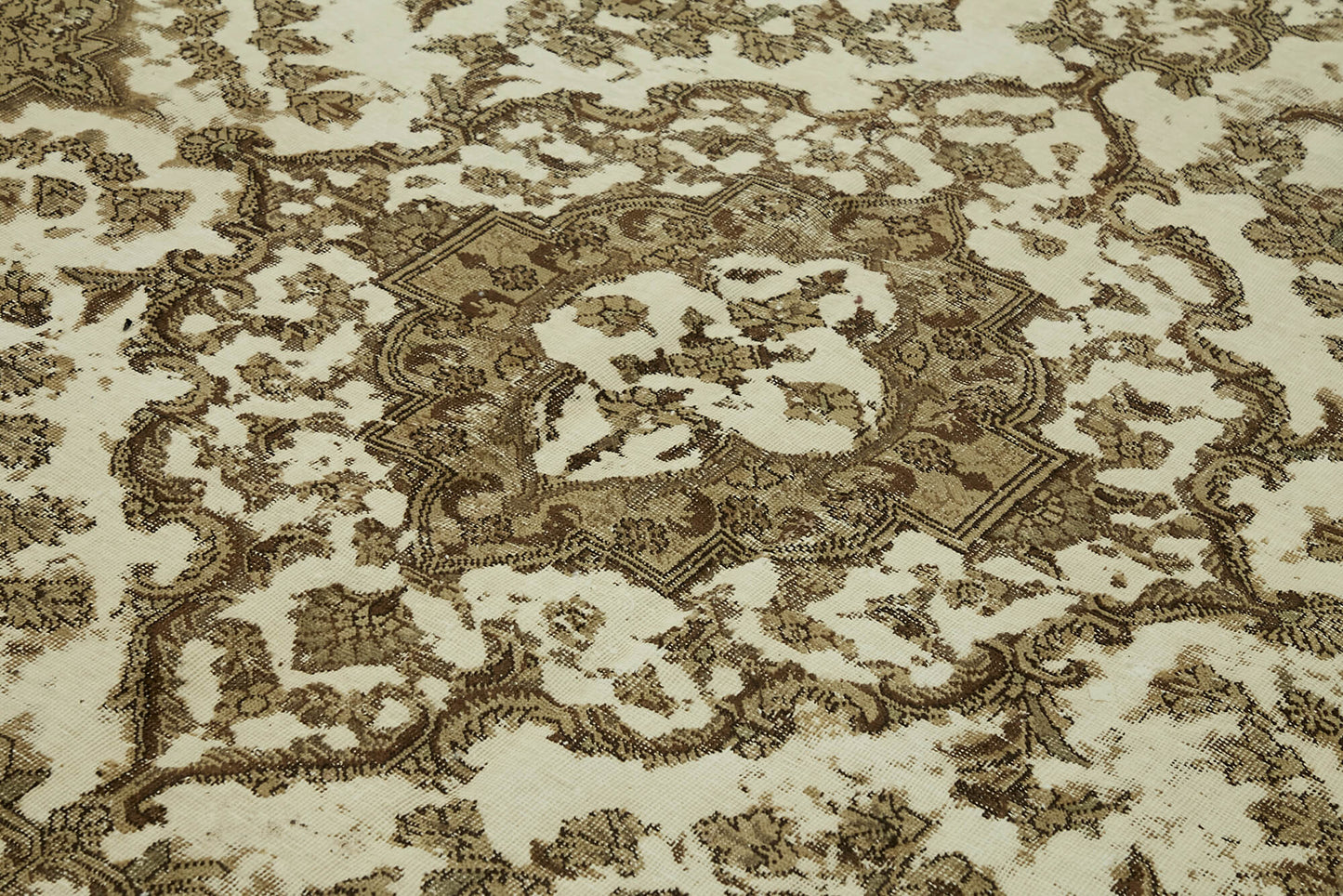 8x12 Beige Vintage Large Area Rug - 44302