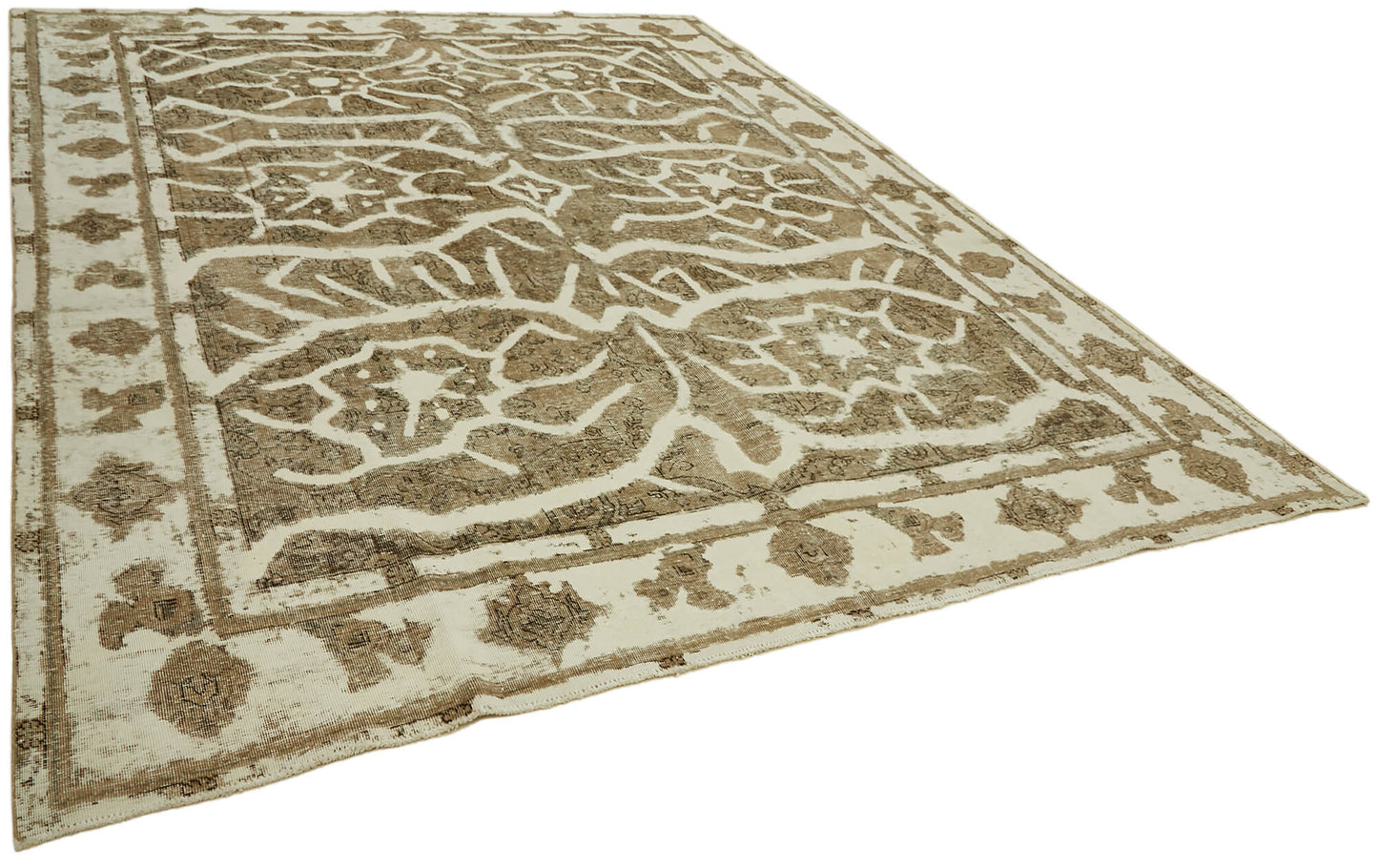 9x12 Beige Vintage Large Area Rug - 44306