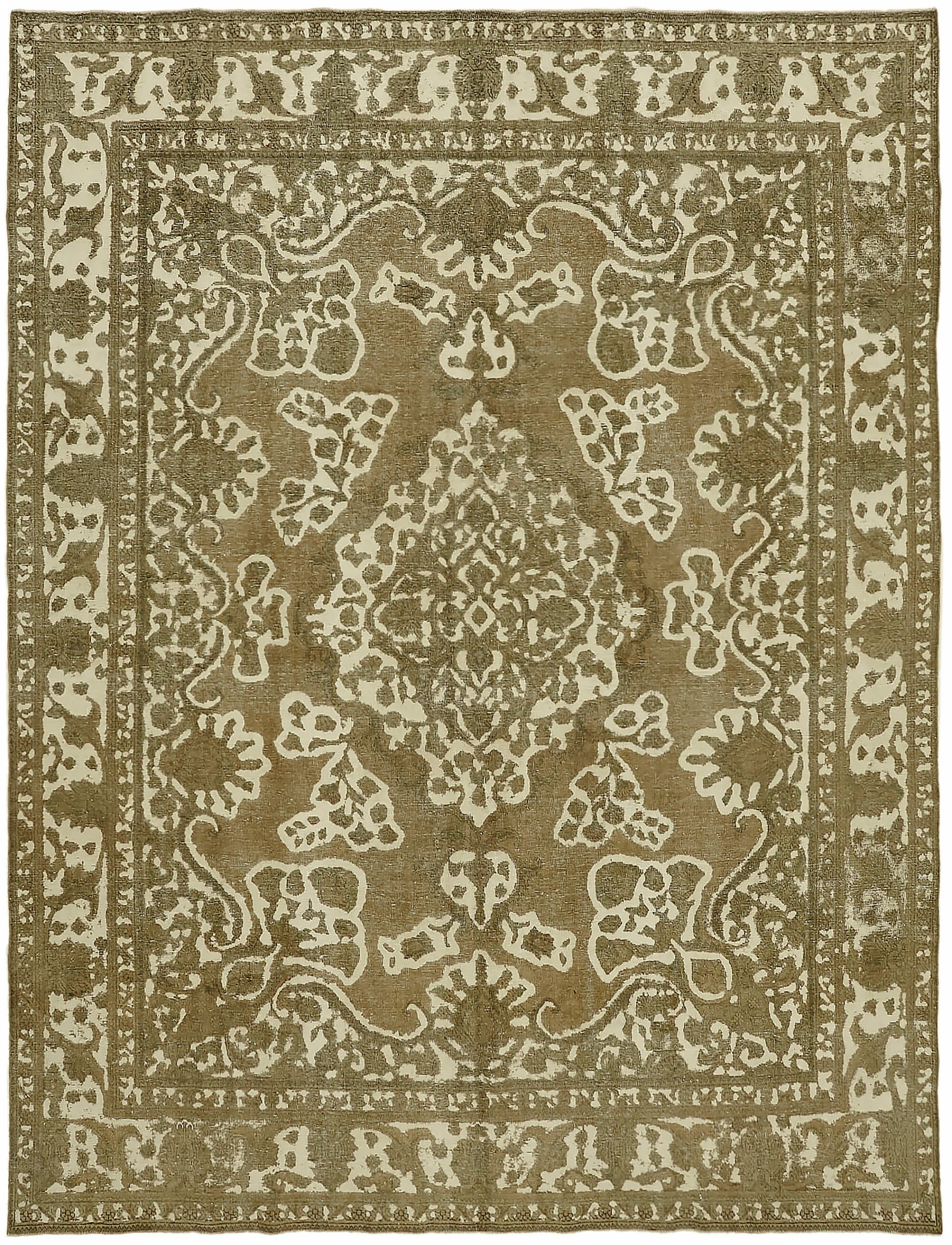 9x12 Beige Vintage Large Area Rug - 44307