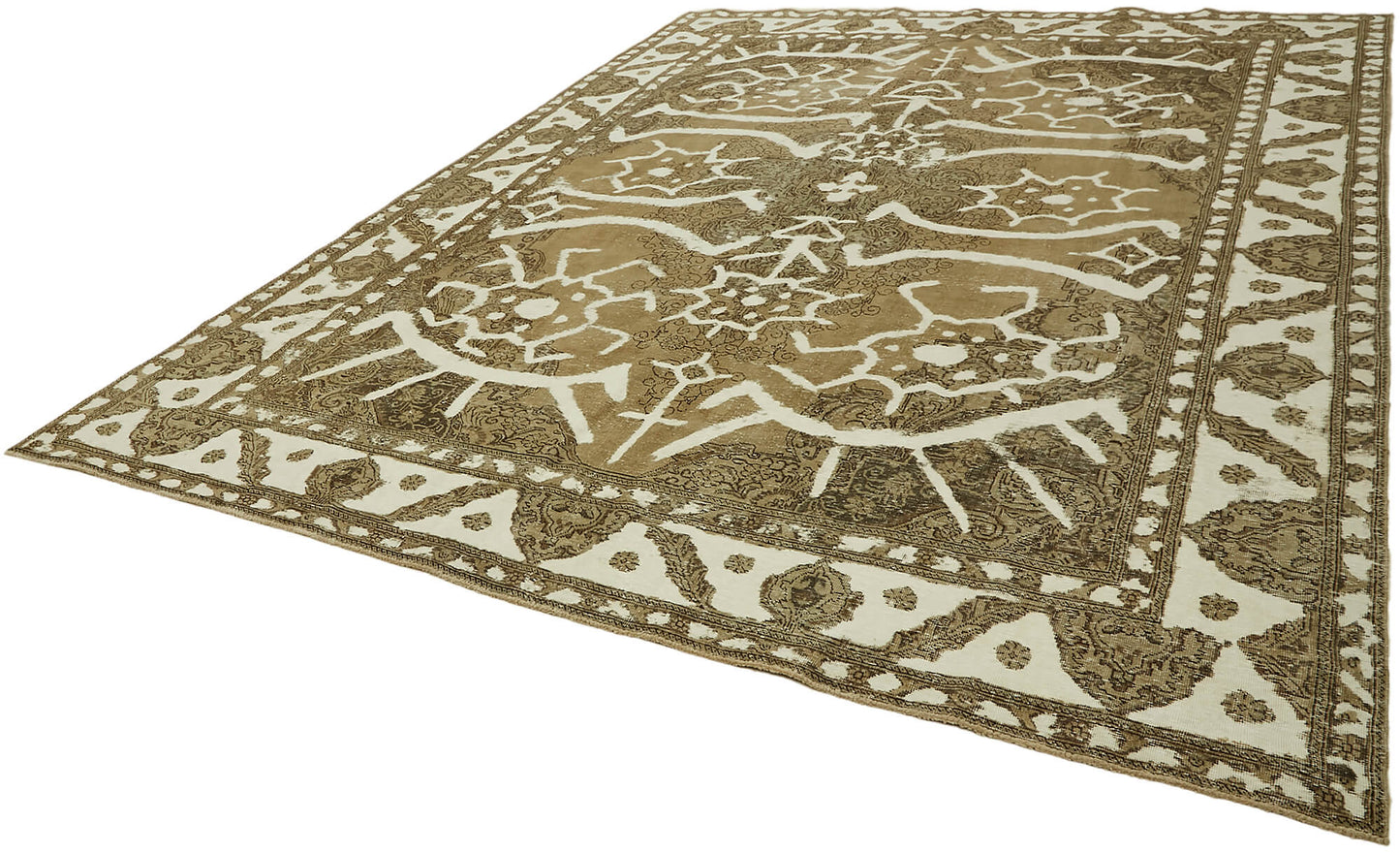 9x13 Beige Vintage Large Area Rug - 44308