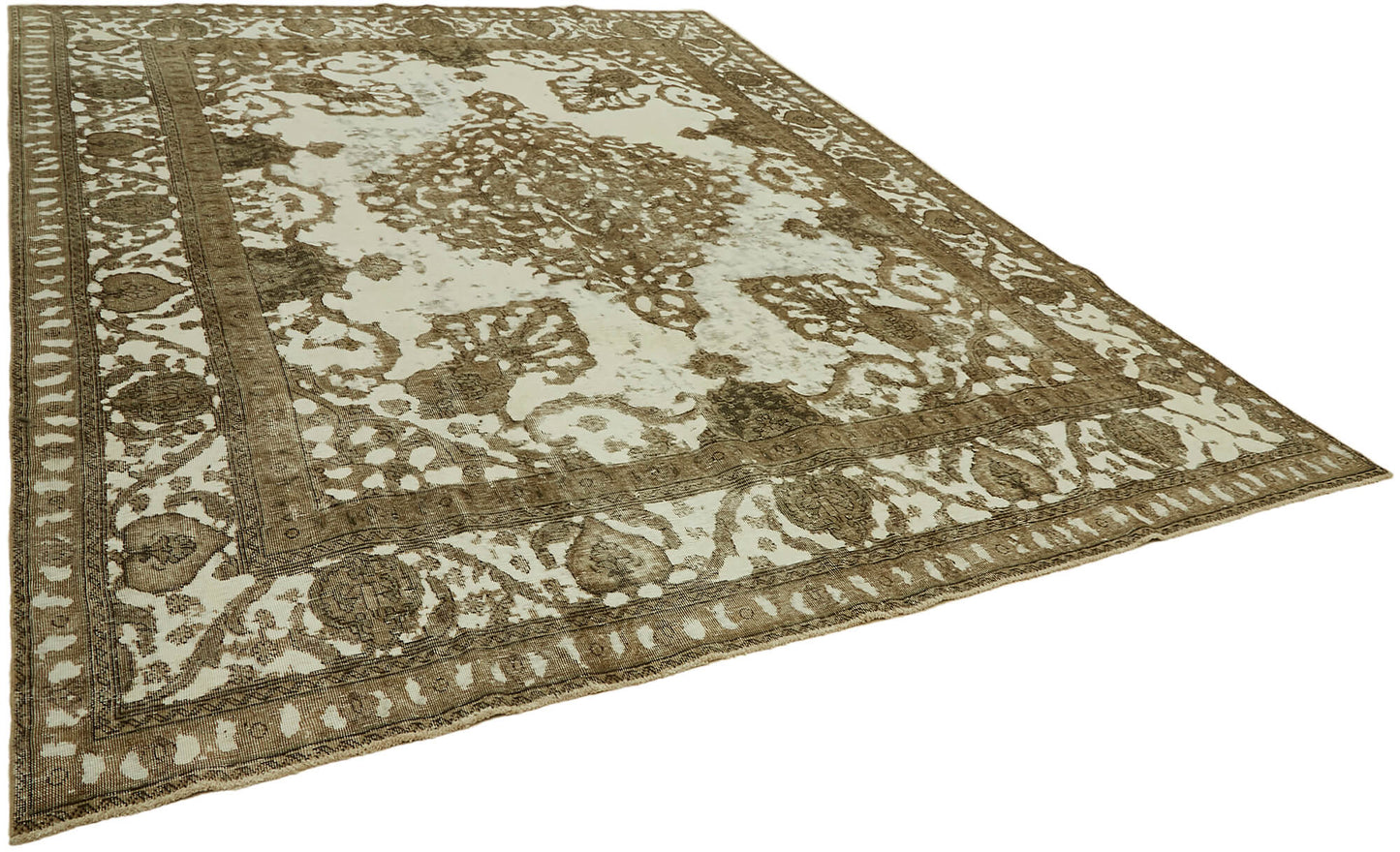 9x12 Beige Vintage Large Area Rug - 44309