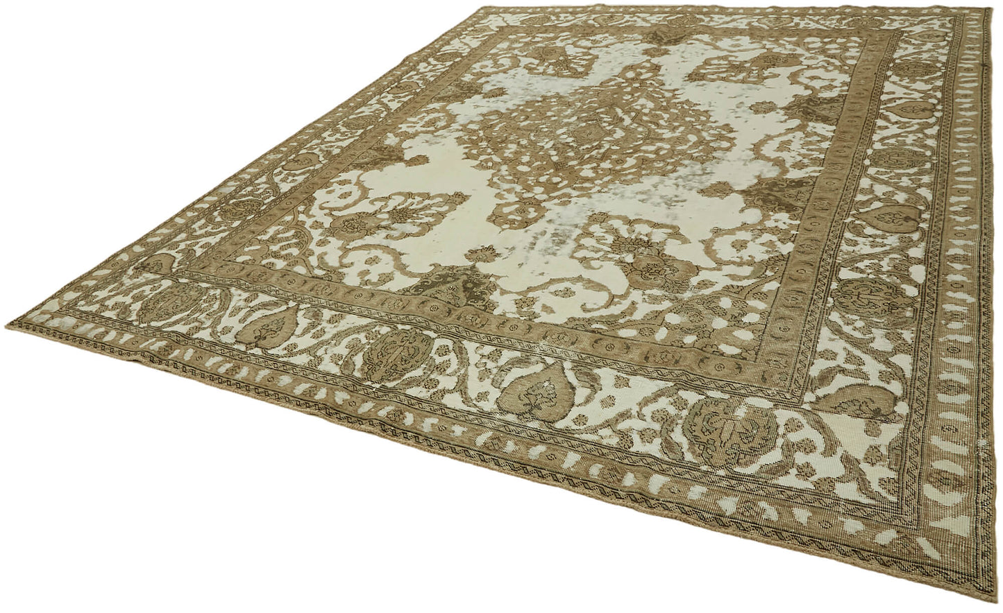 9x12 Beige Vintage Large Area Rug - 44309