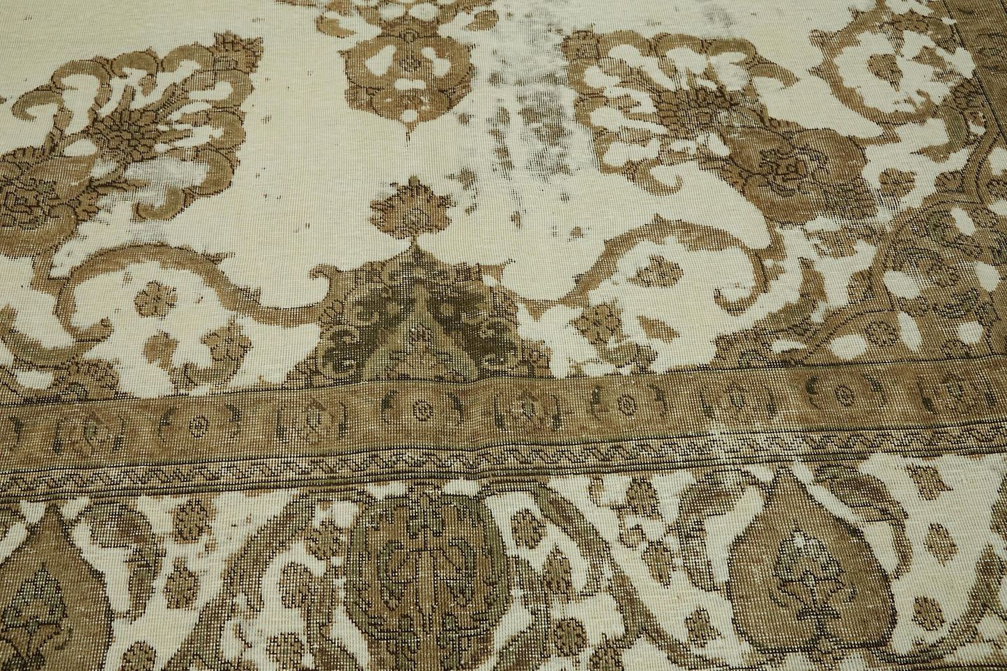 9x12 Beige Vintage Large Area Rug - 44309