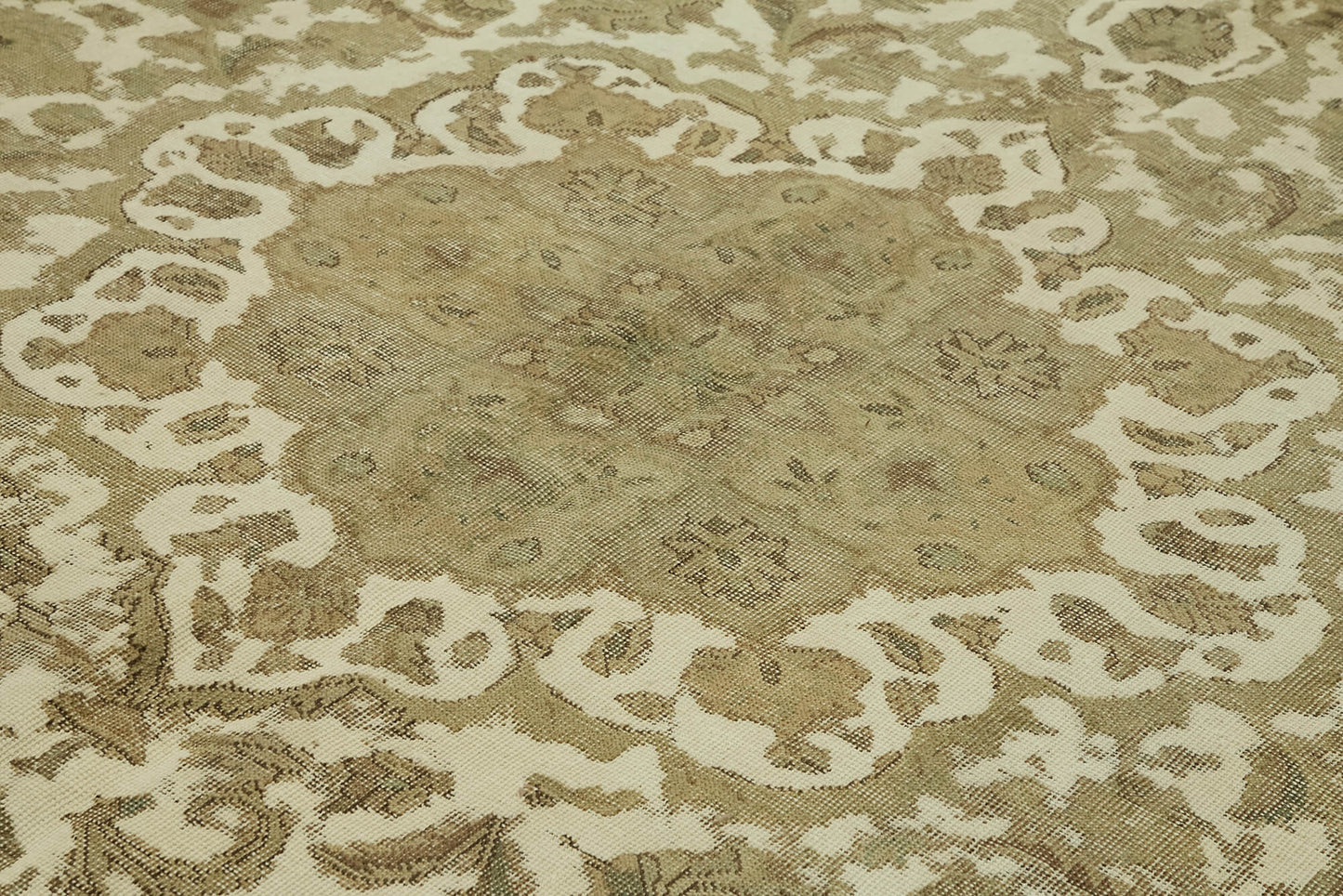 10x13 Beige Vintage Large Area Rug - 44311