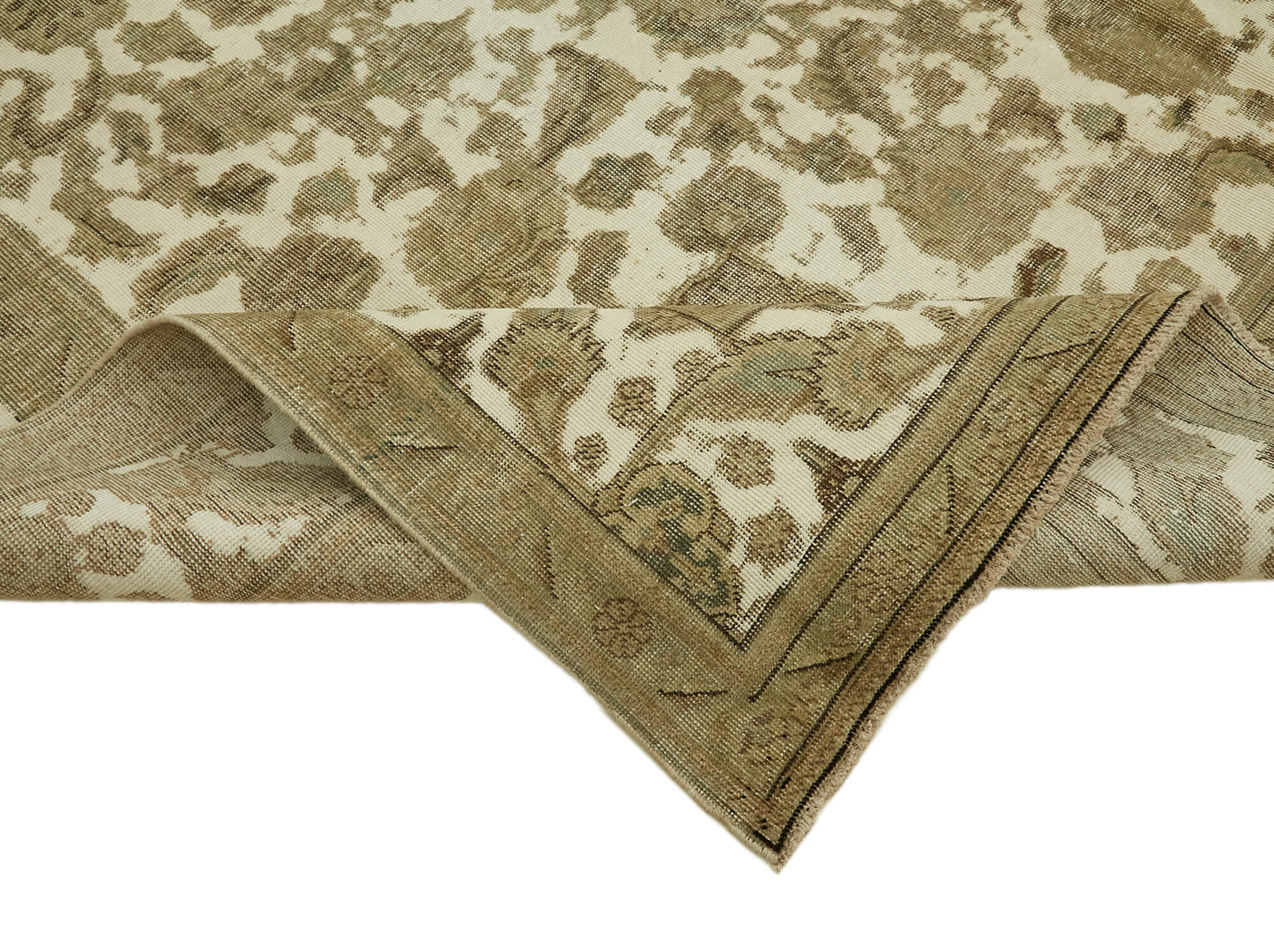 10x13 Beige Vintage Large Area Rug - 44311