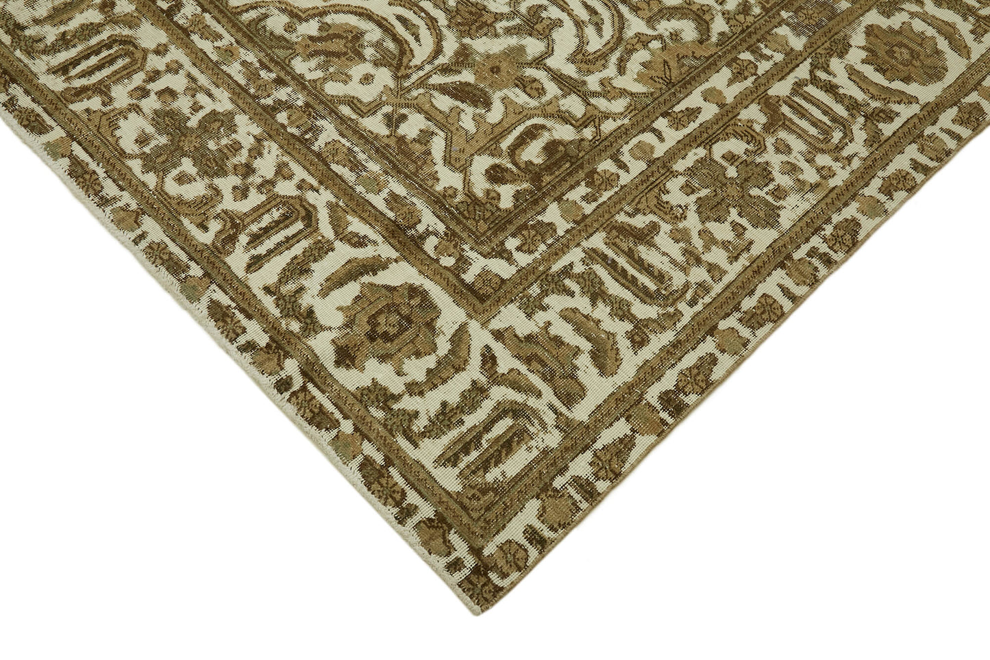 8x11 Beige Vintage Large Area Rug - 44312