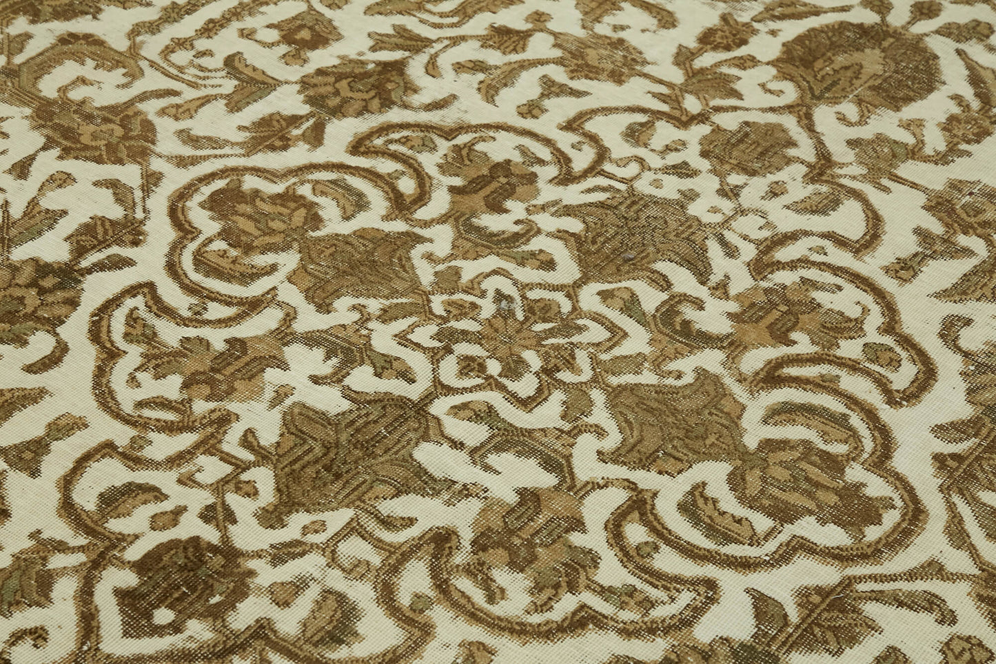 8x11 Beige Vintage Large Area Rug - 44312