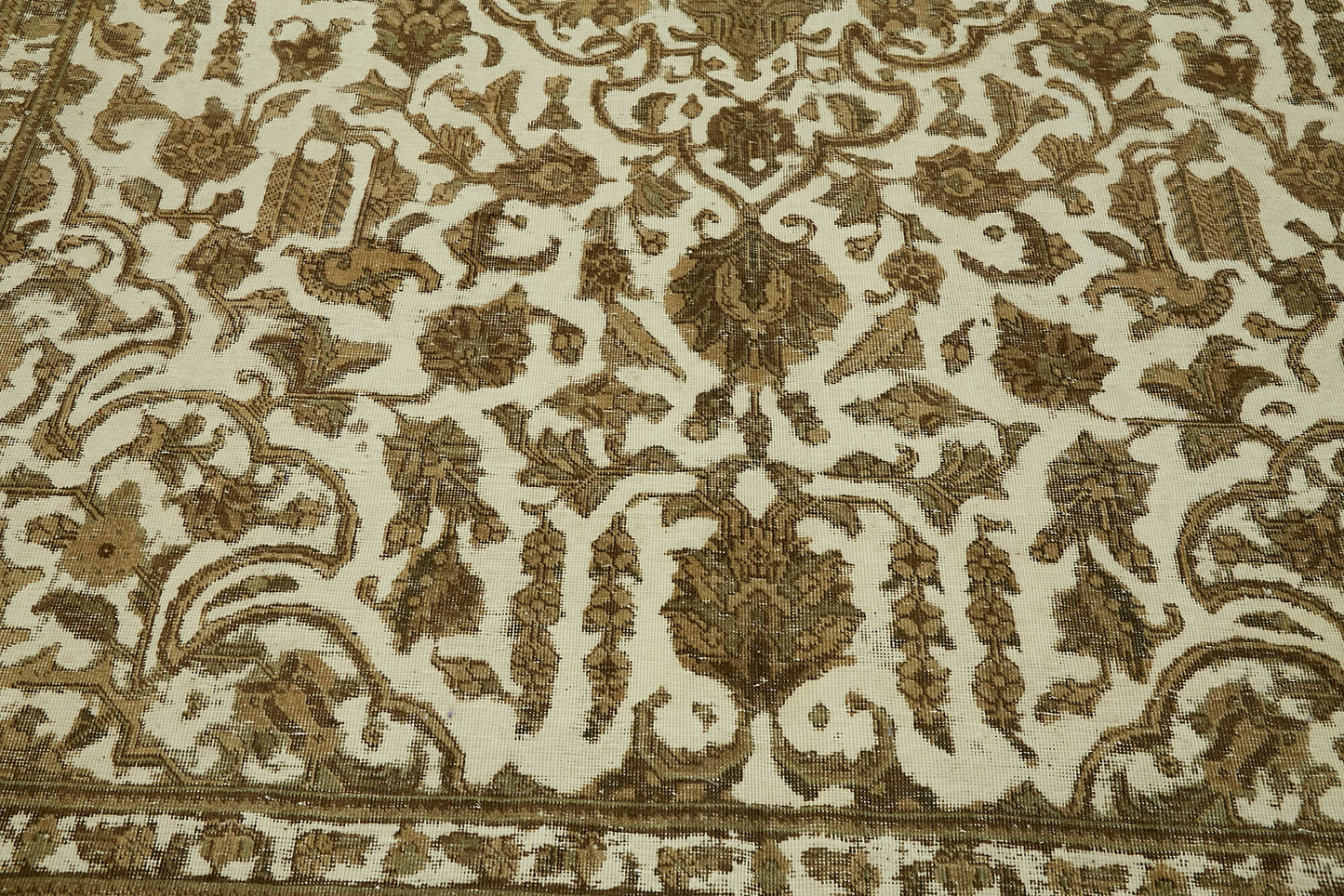 8x11 Beige Vintage Large Area Rug - 44312