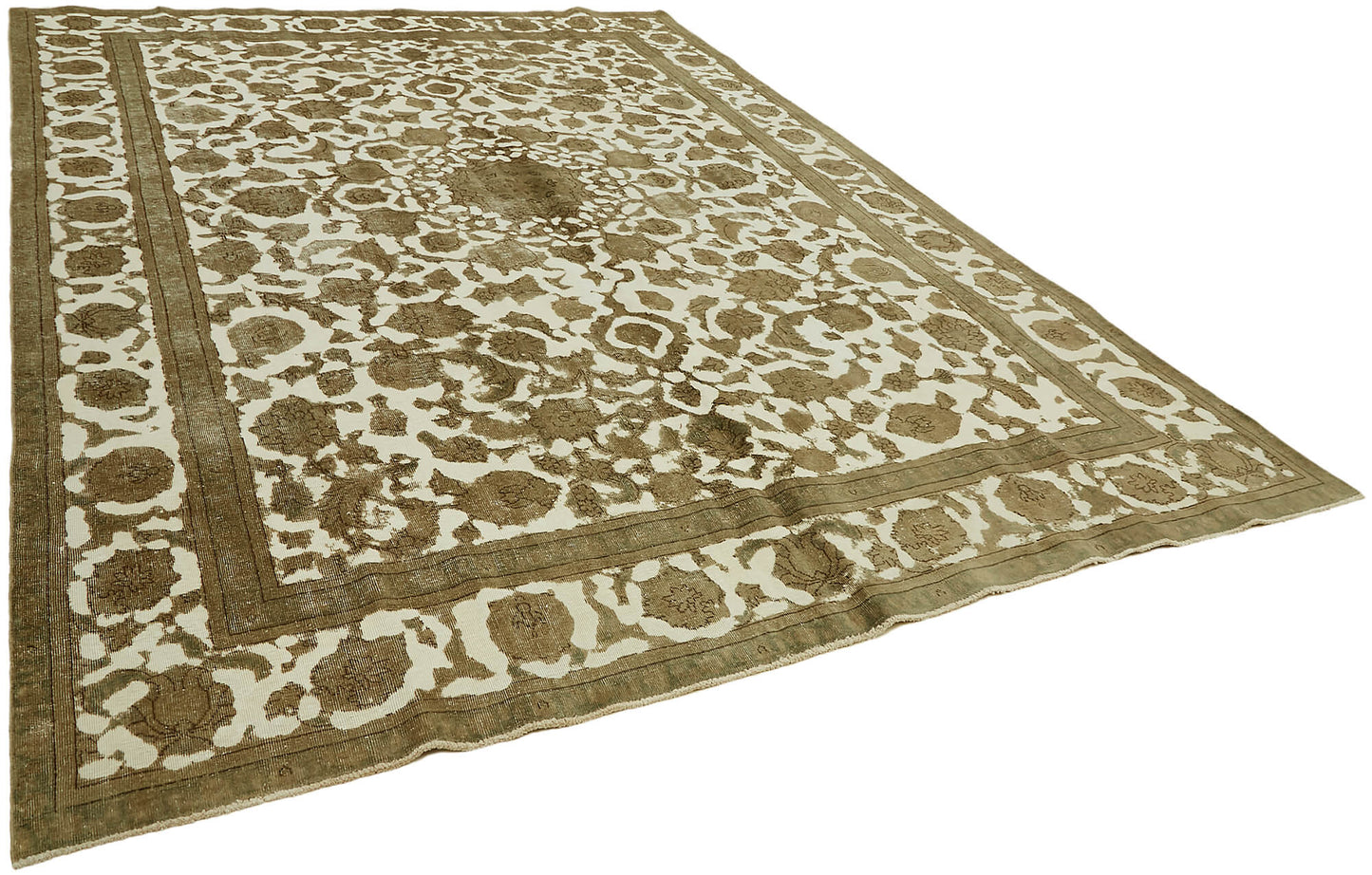 9x12 Beige Vintage Large Area Rug - 44313