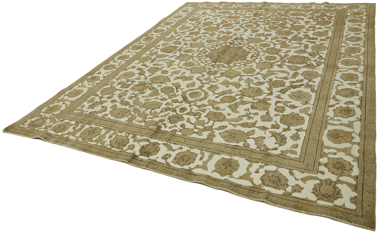 9x12 Beige Vintage Large Area Rug - 44313