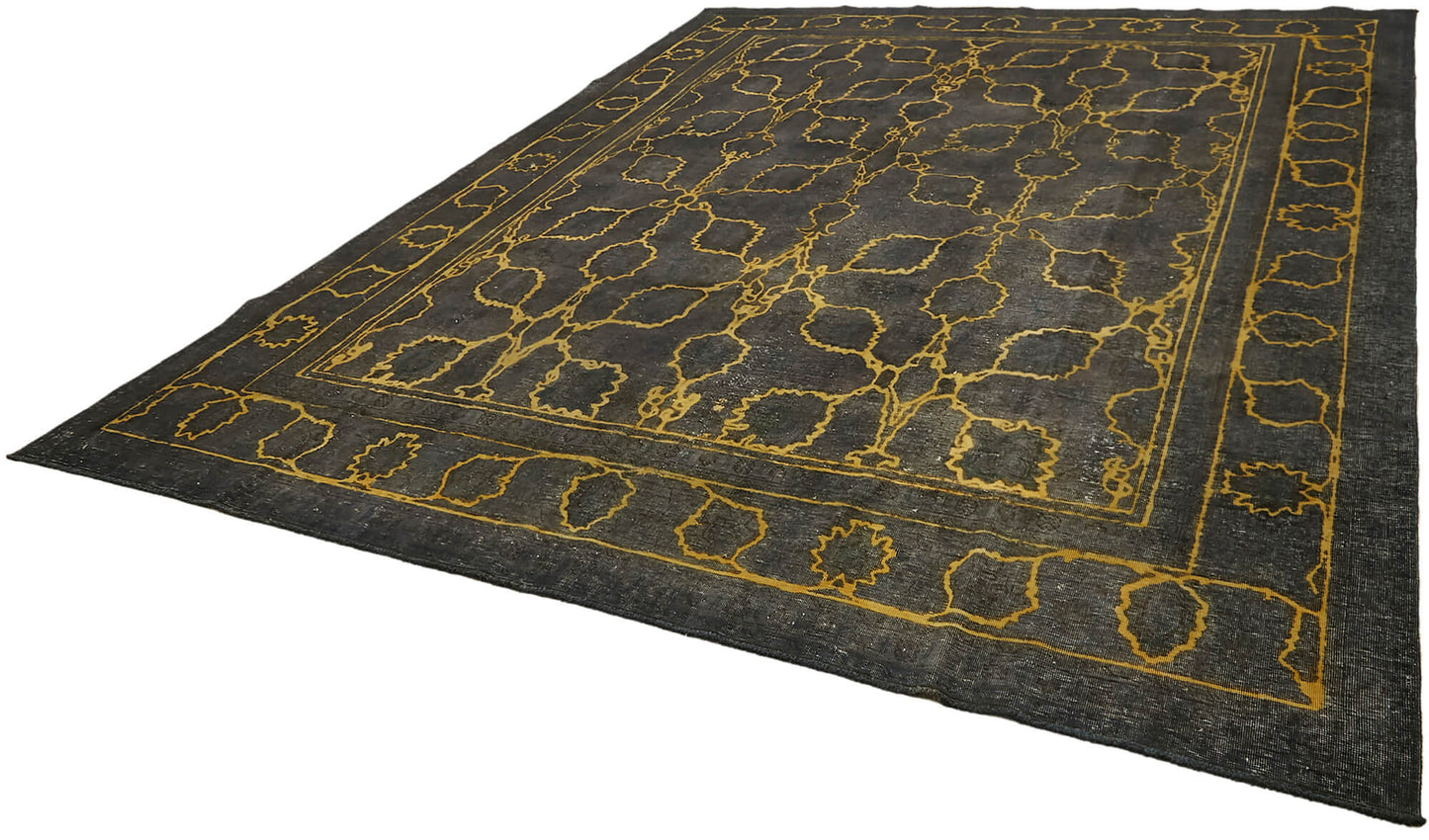 10x12 Black Overdyed Large Area Rug - 44314