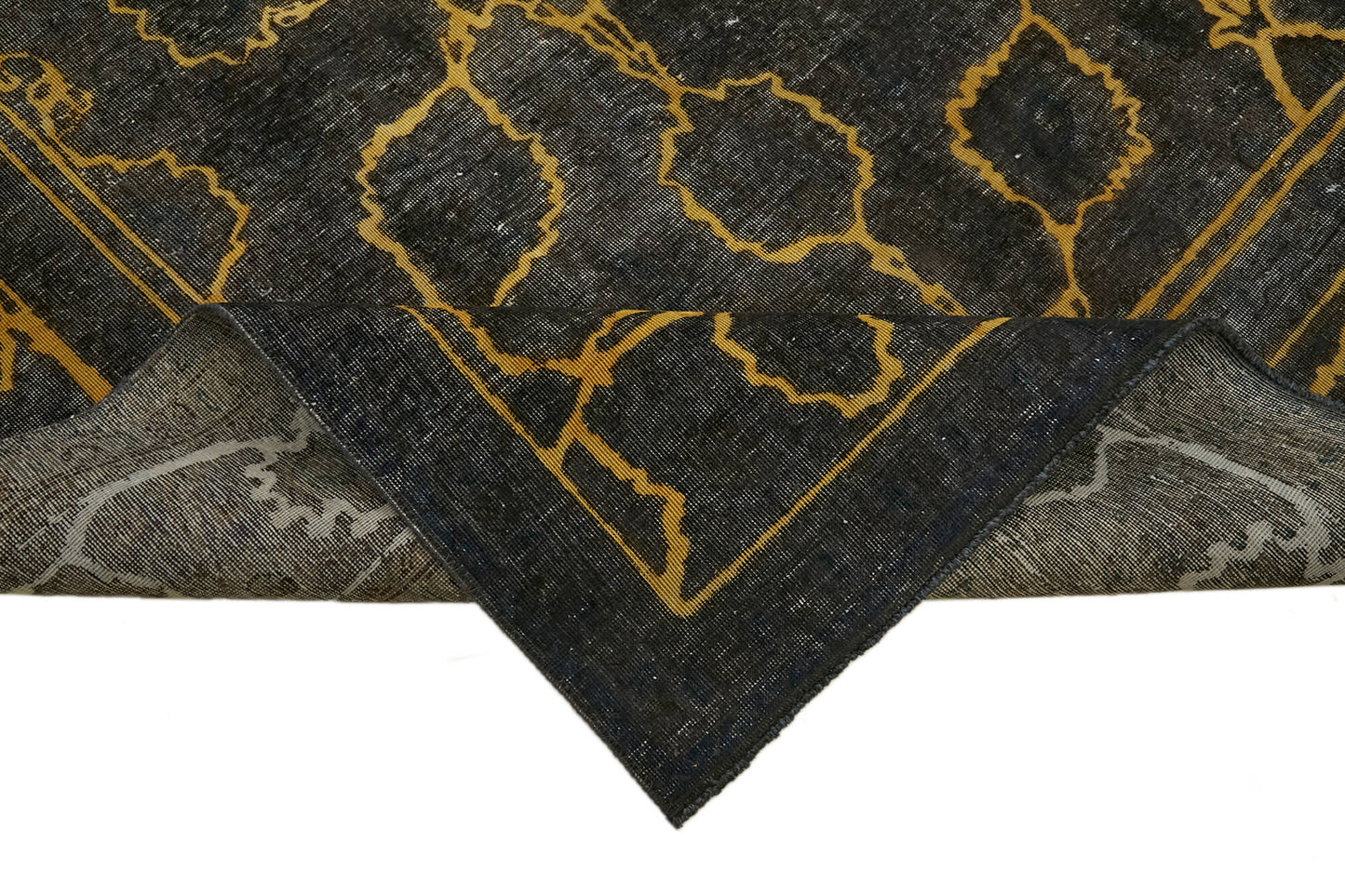 10x12 Black Overdyed Large Area Rug - 44314