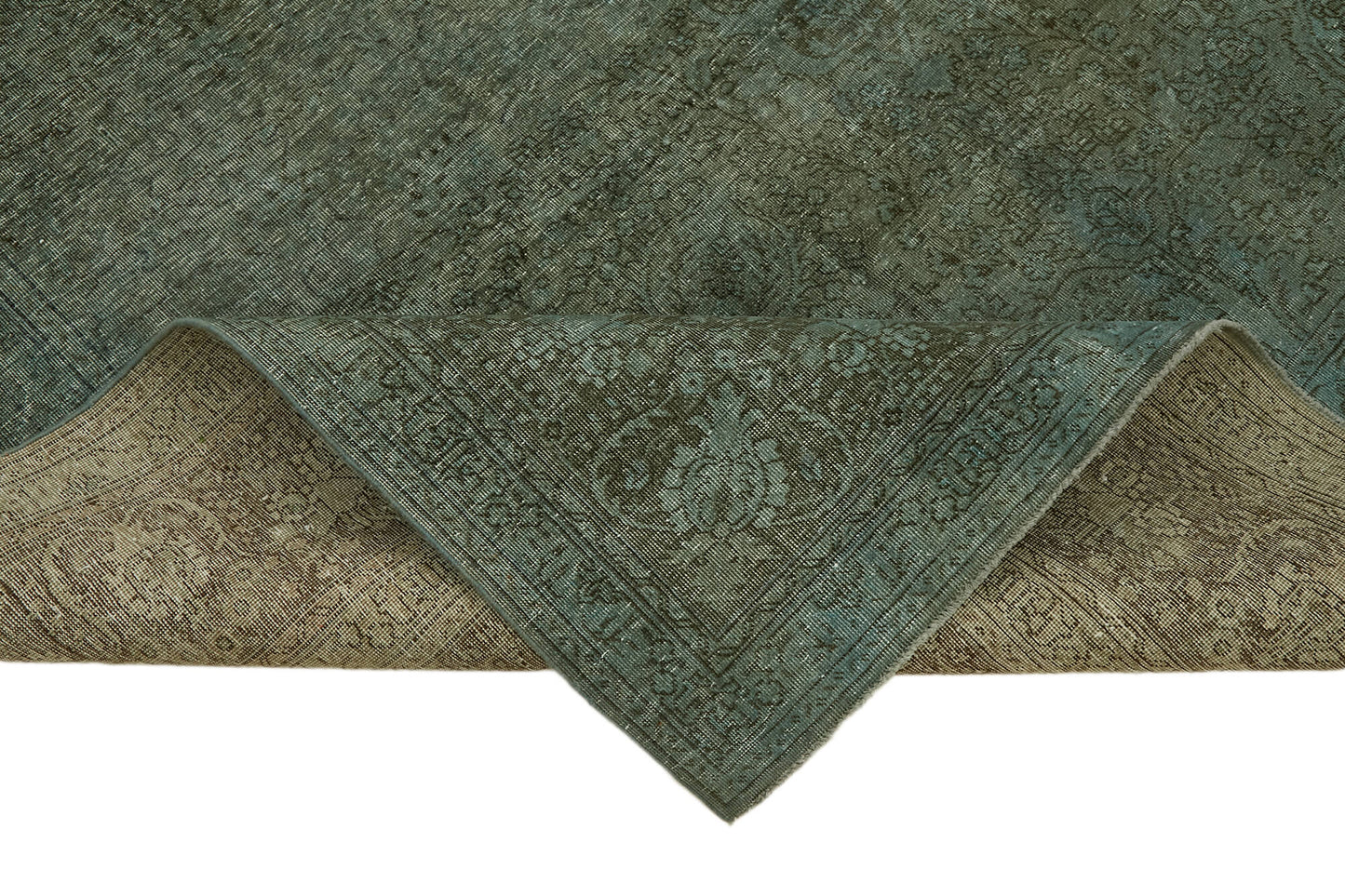 8x11 Blue Overdyed Large Area Rug - 44318