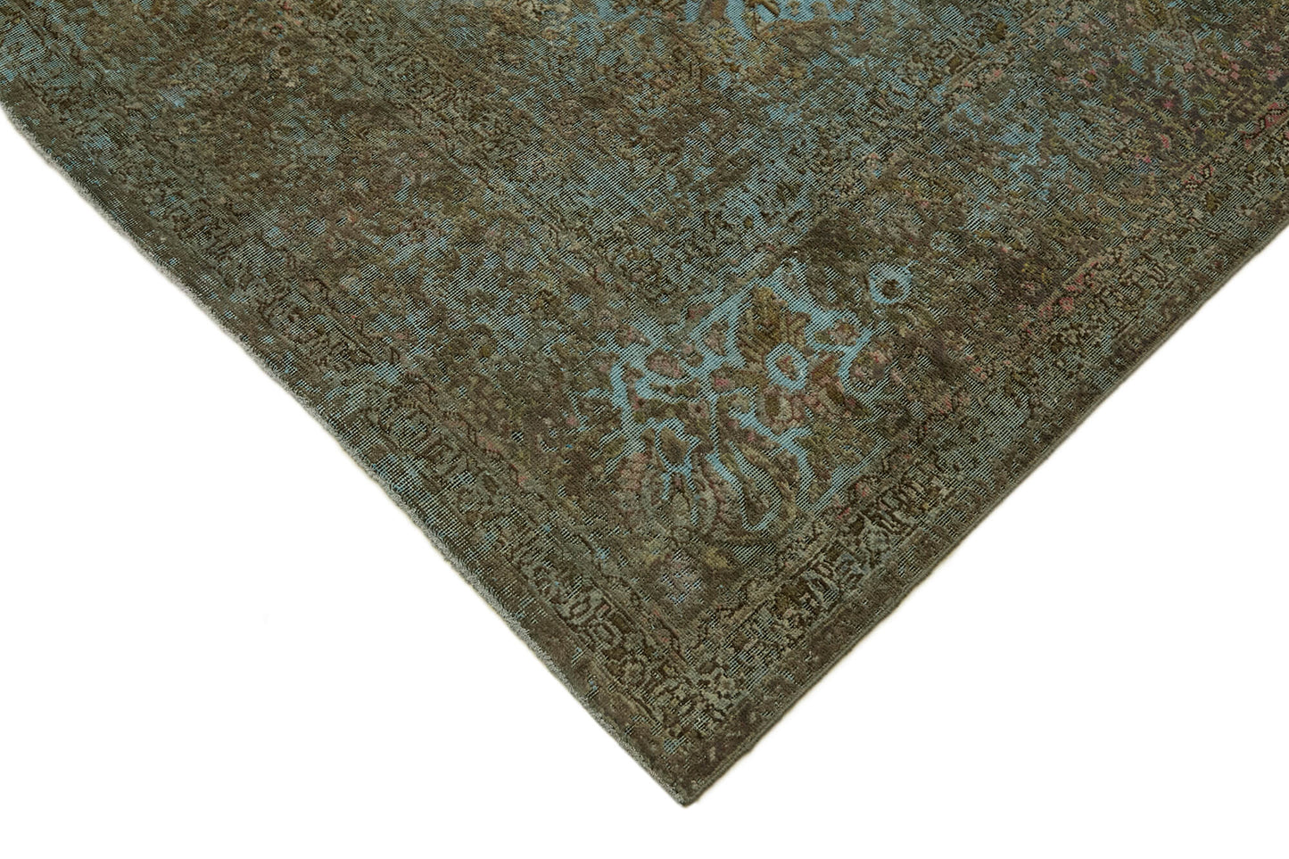 8x11 Blue Overdyed Large Area Rug - 44321