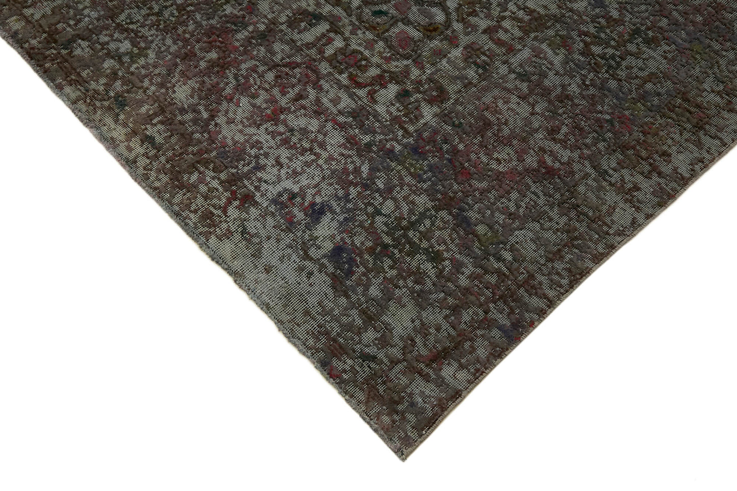 10x12 Grey Overdyed Large Area Rug - 44322