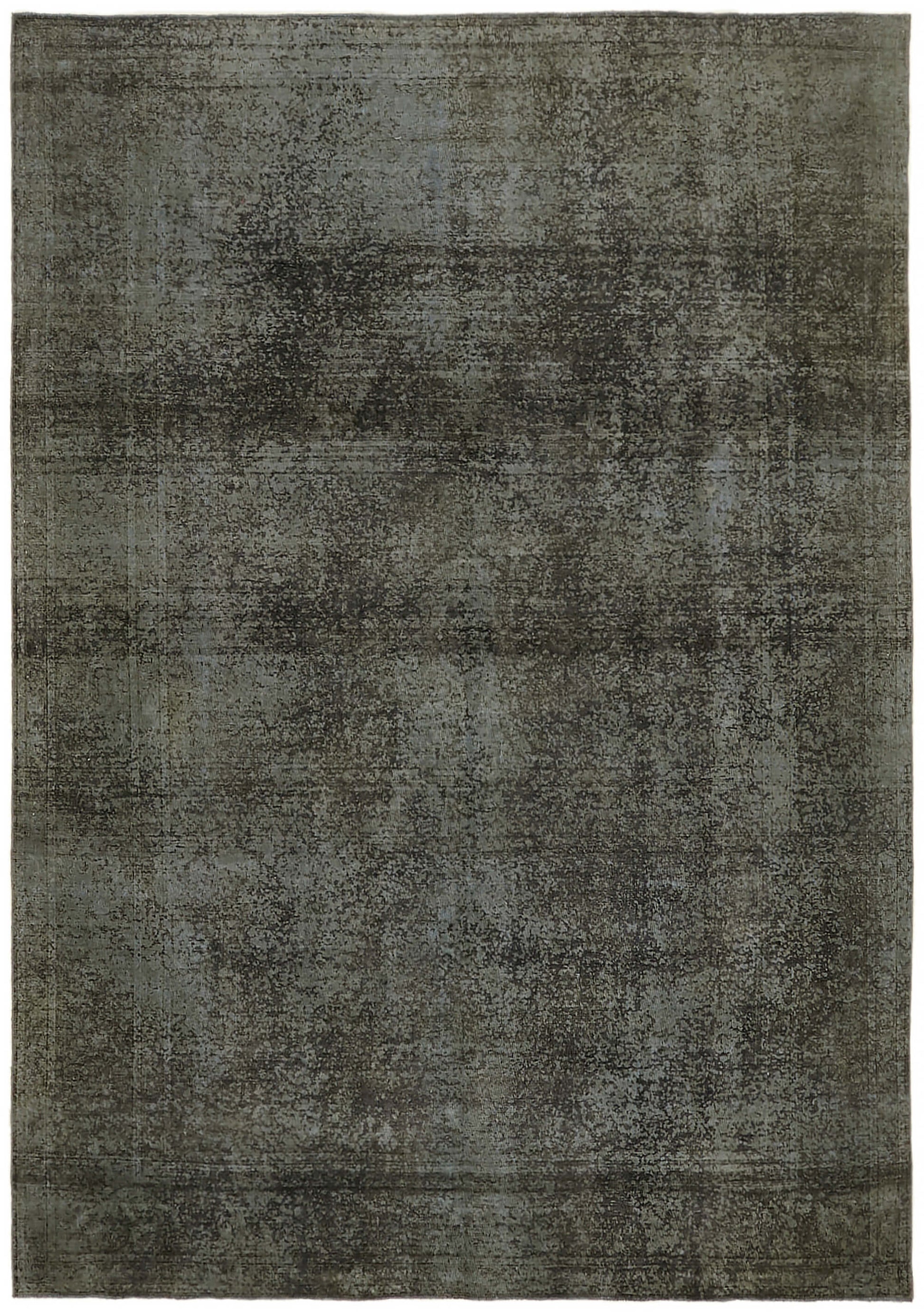 8x11 Grey Overdyed Large Area Rug - 44323