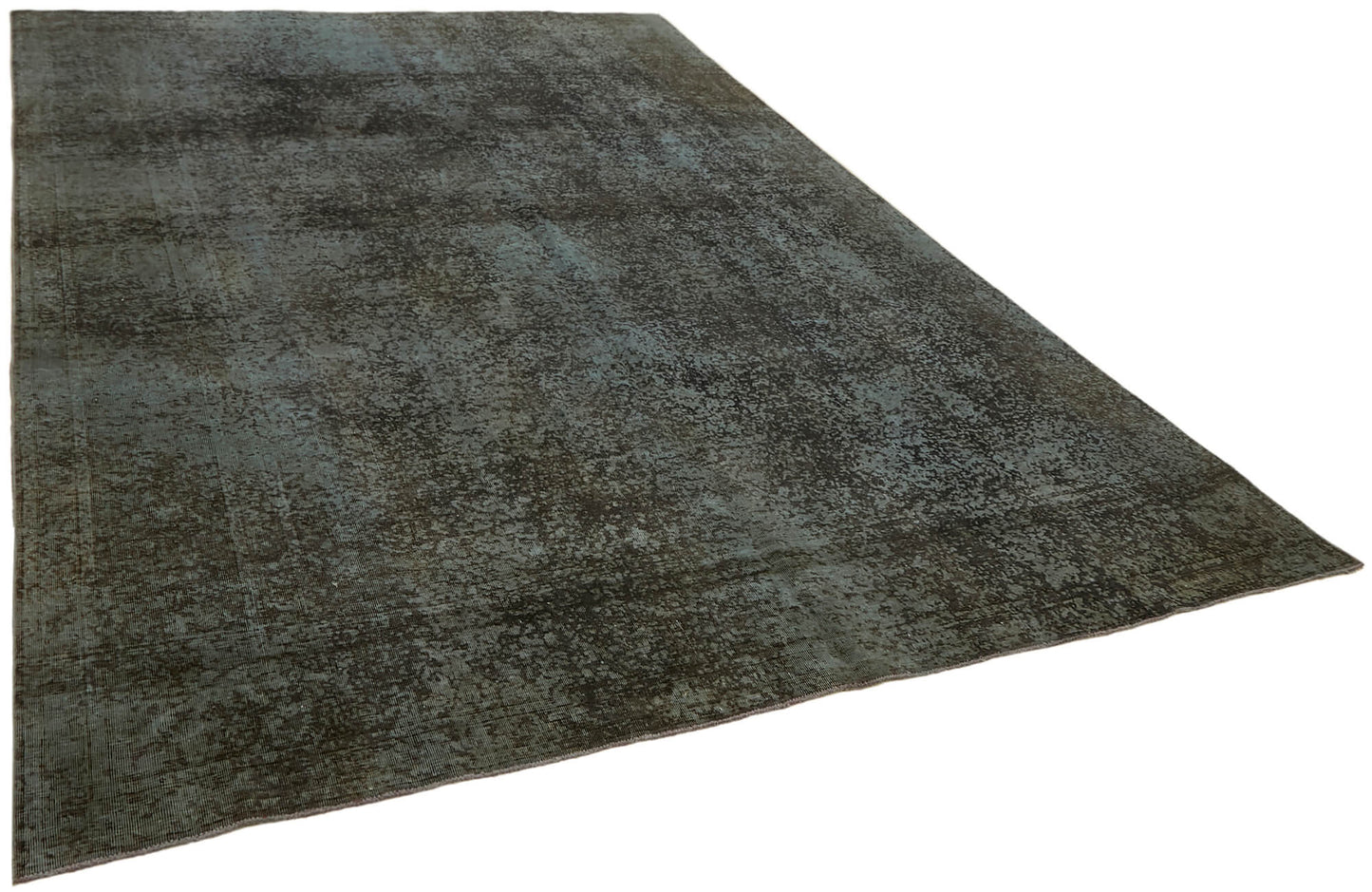 8x11 Grey Overdyed Large Area Rug - 44323