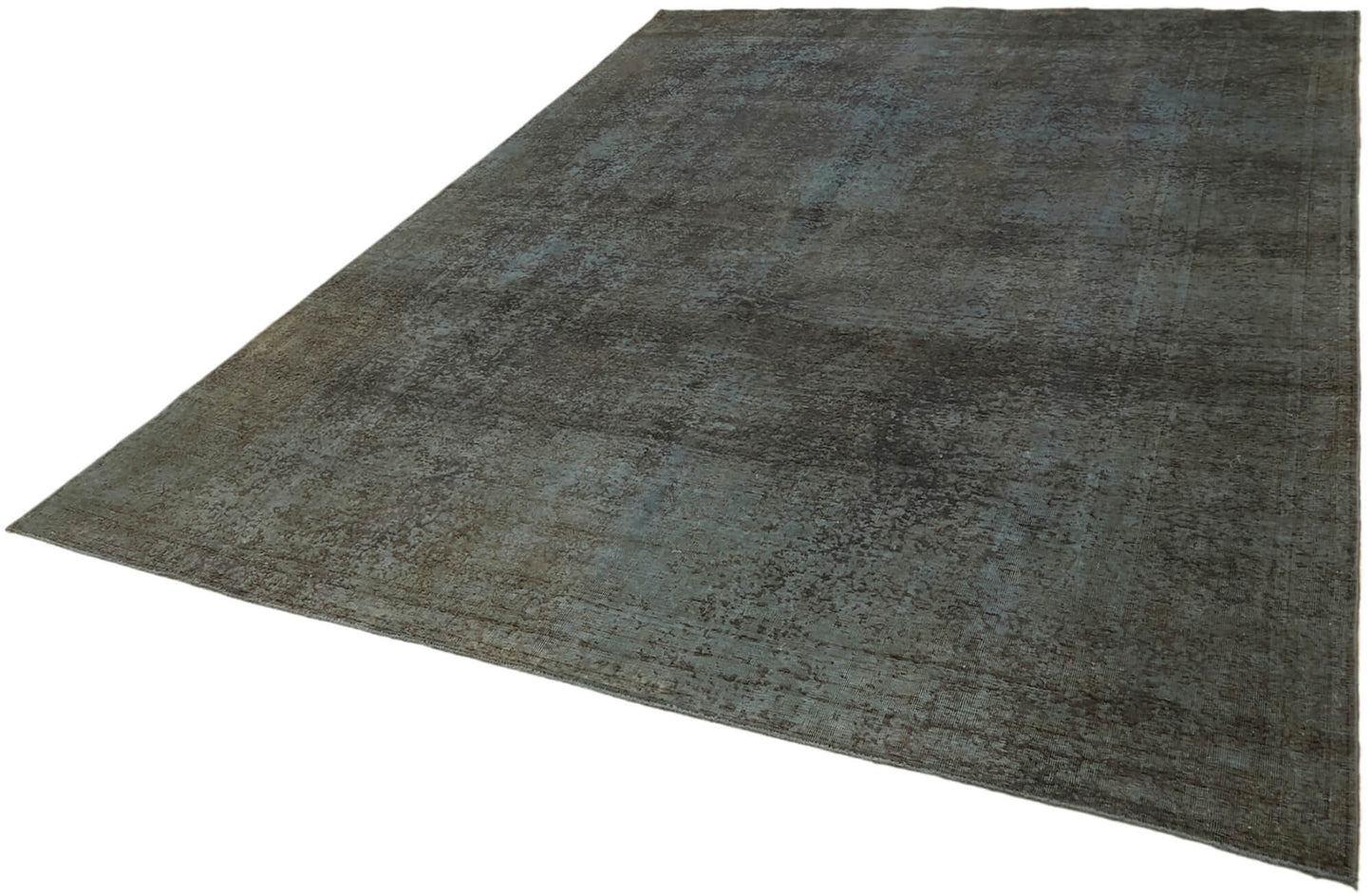 8x11 Grey Overdyed Large Area Rug - 44323