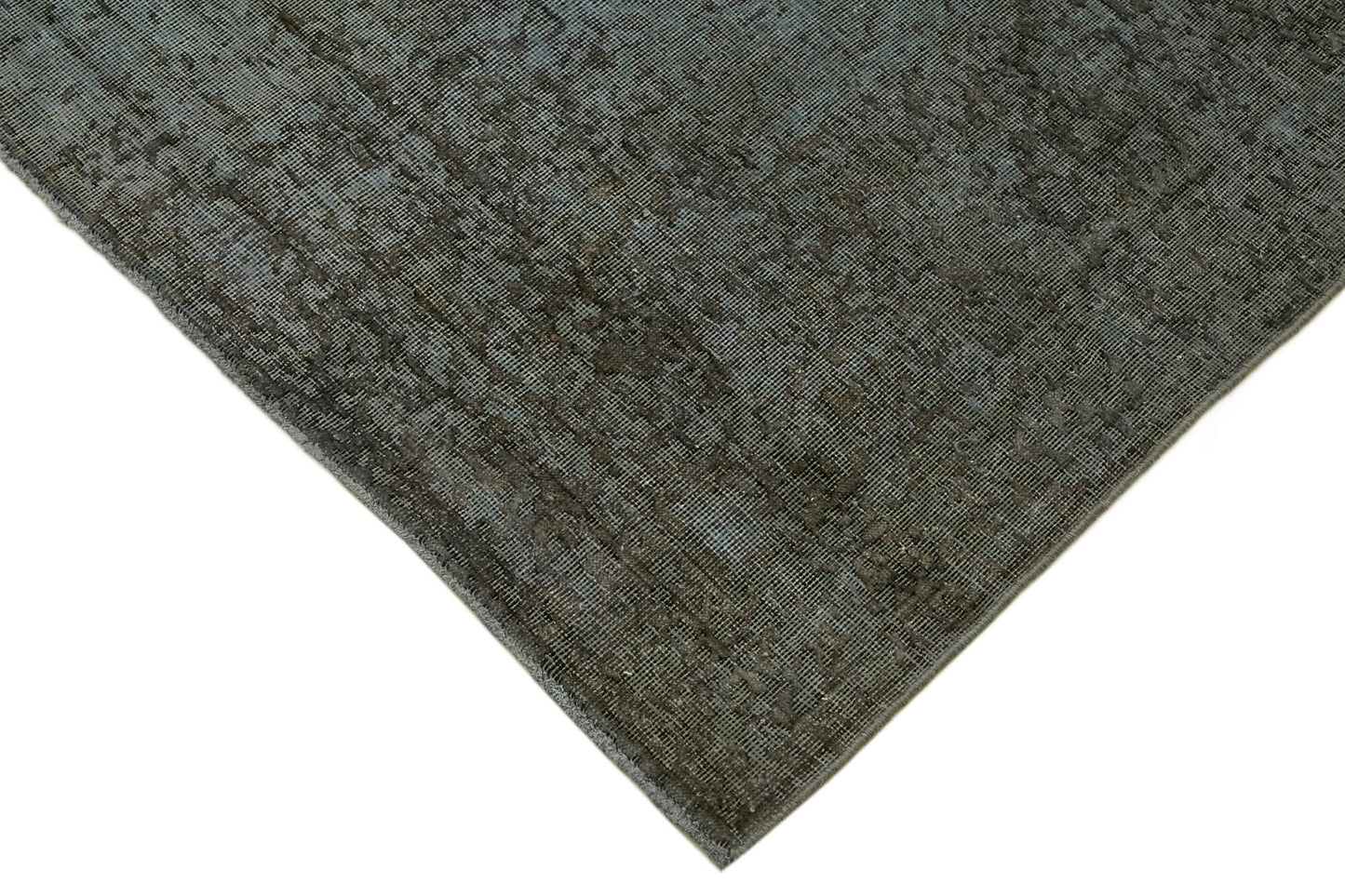 8x11 Grey Overdyed Large Area Rug - 44323