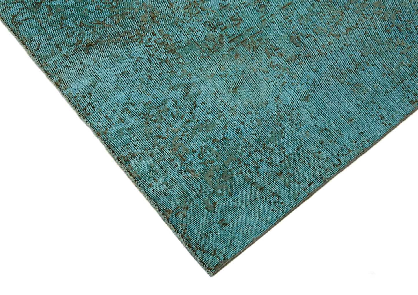 9x12 Turquoise Overdyed Large Area Rug - 44324