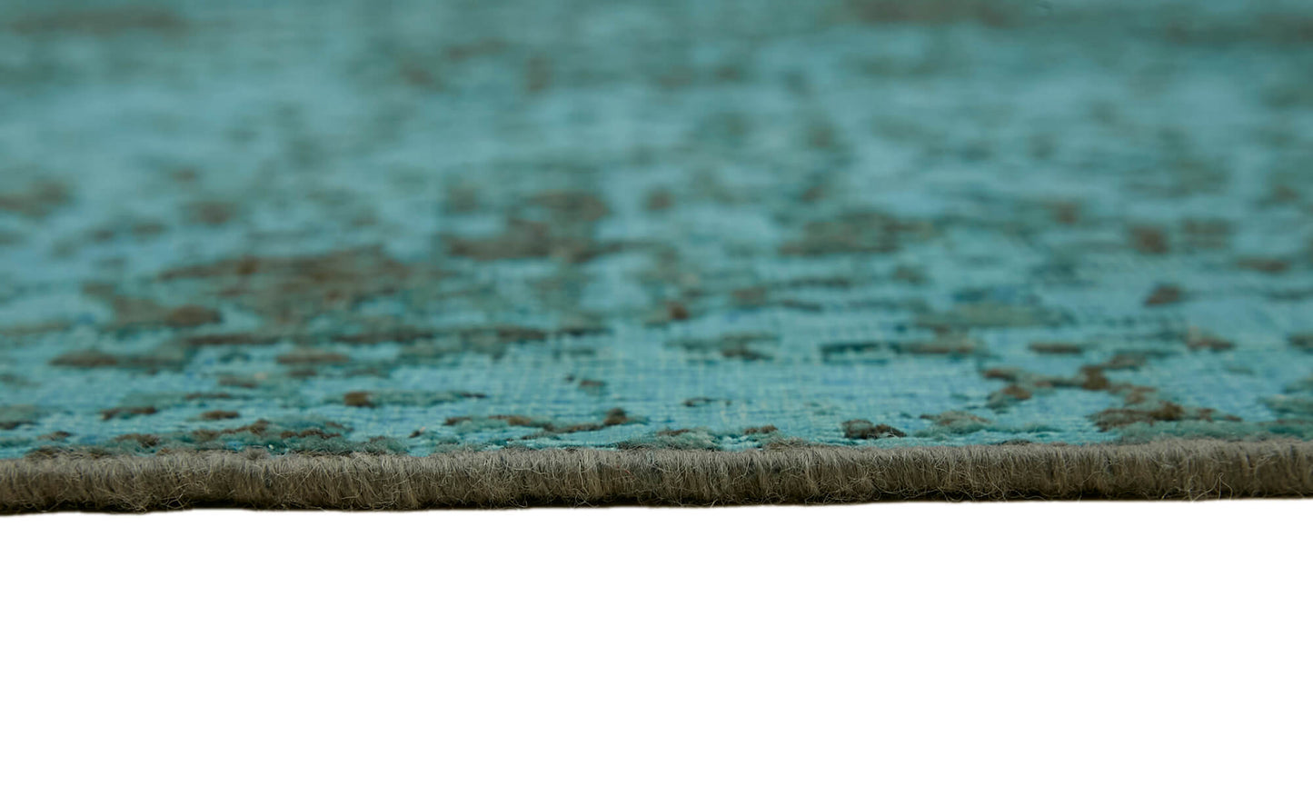 9x12 Turquoise Overdyed Large Area Rug - 44324