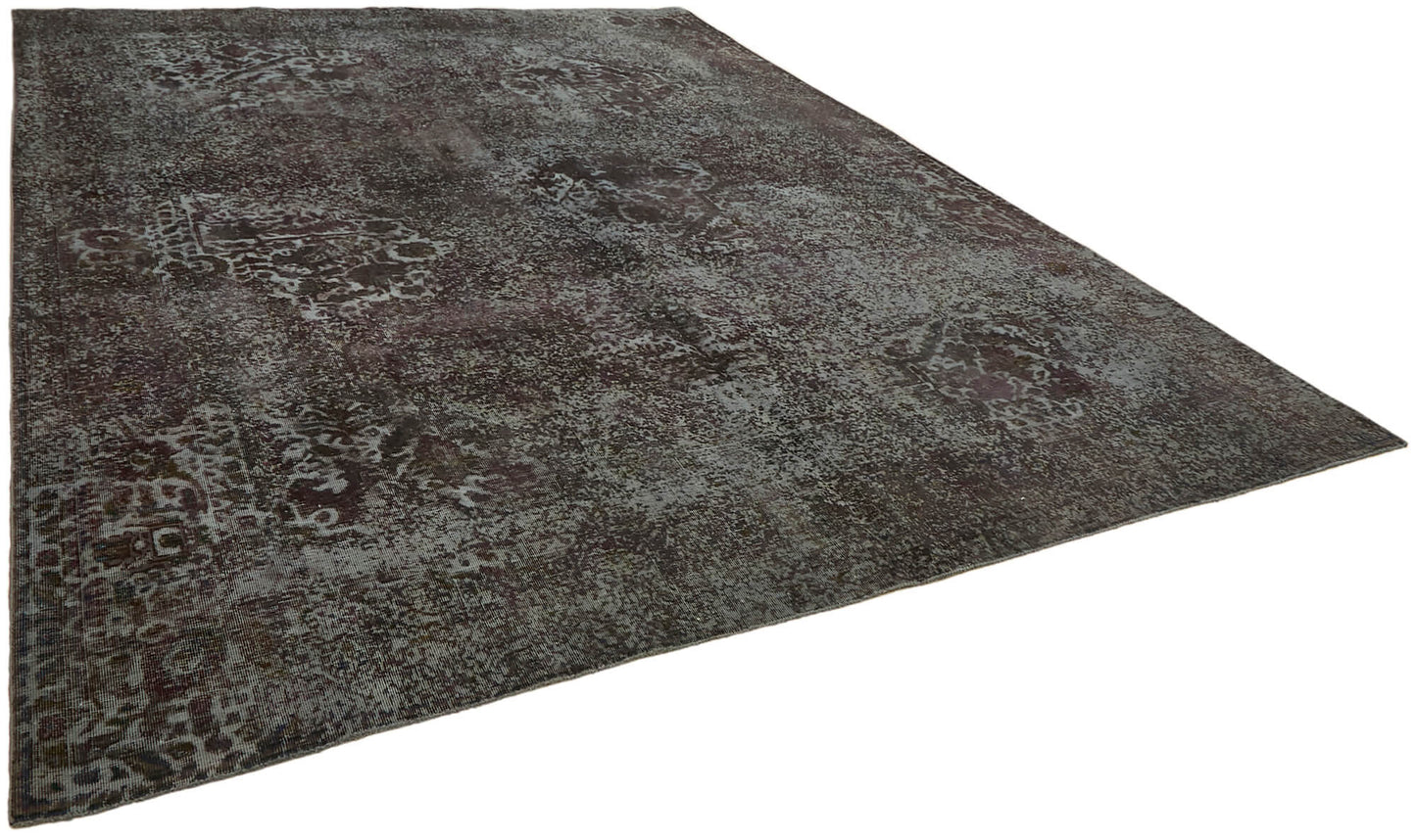 10x13 Grey Overdyed Large Area Rug - 44330