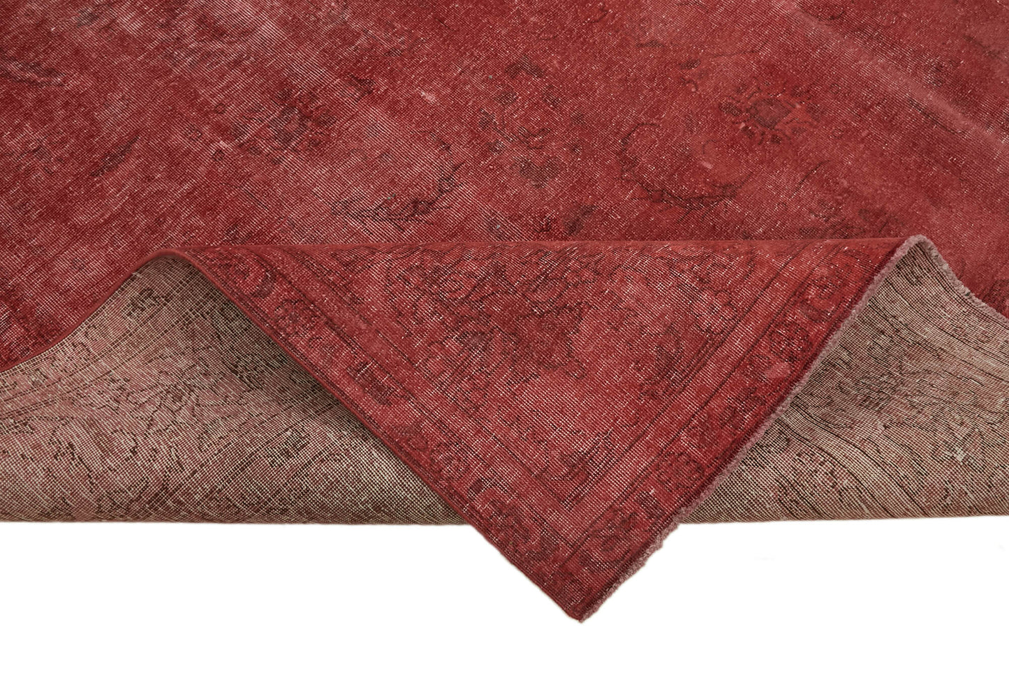 10x13 Red Overdyed Large Area Rug - 44332