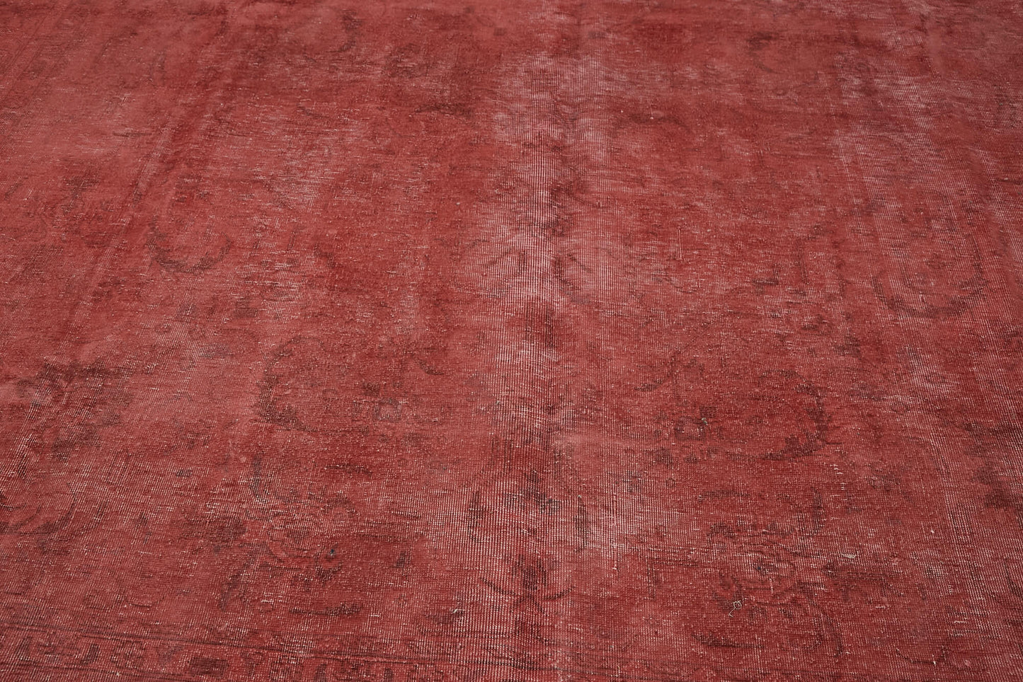 10x13 Red Overdyed Large Area Rug - 44332