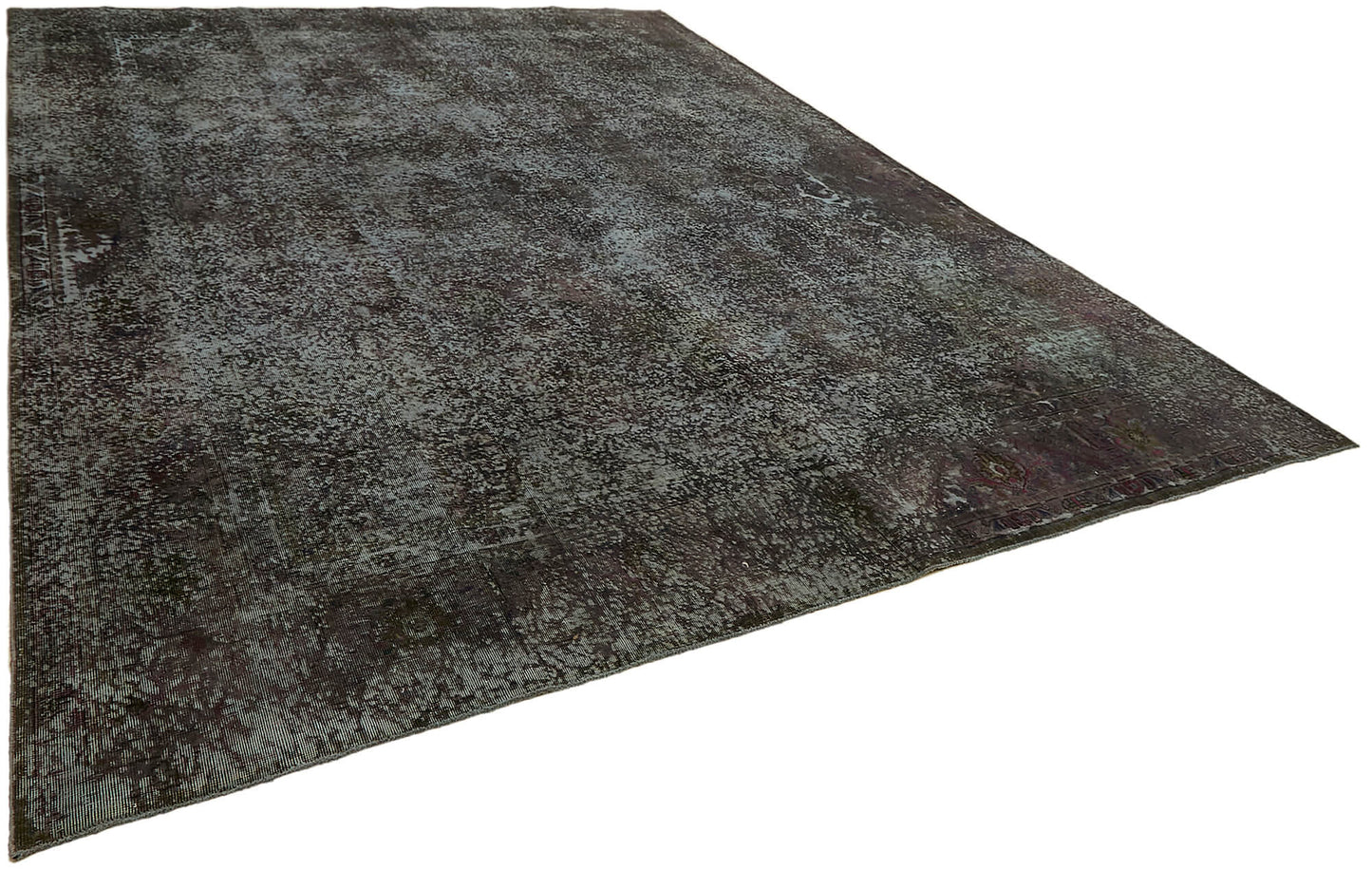 10x13 Grey Overdyed Large Area Rug - 44336