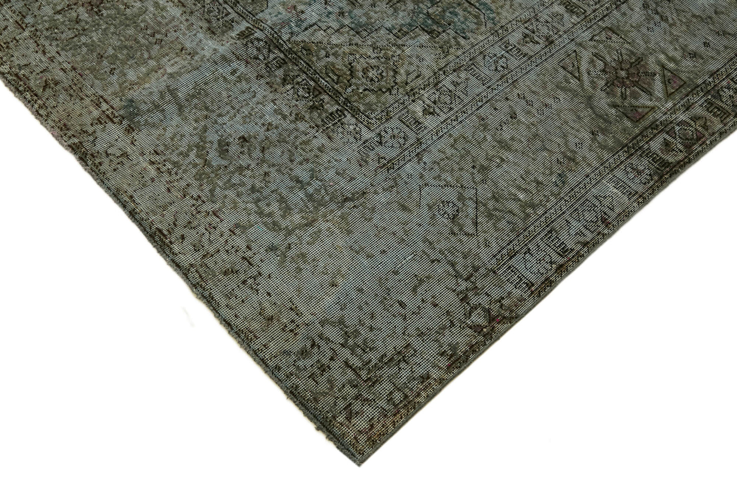 10x13 Grey Overdyed Large Area Rug - 44338