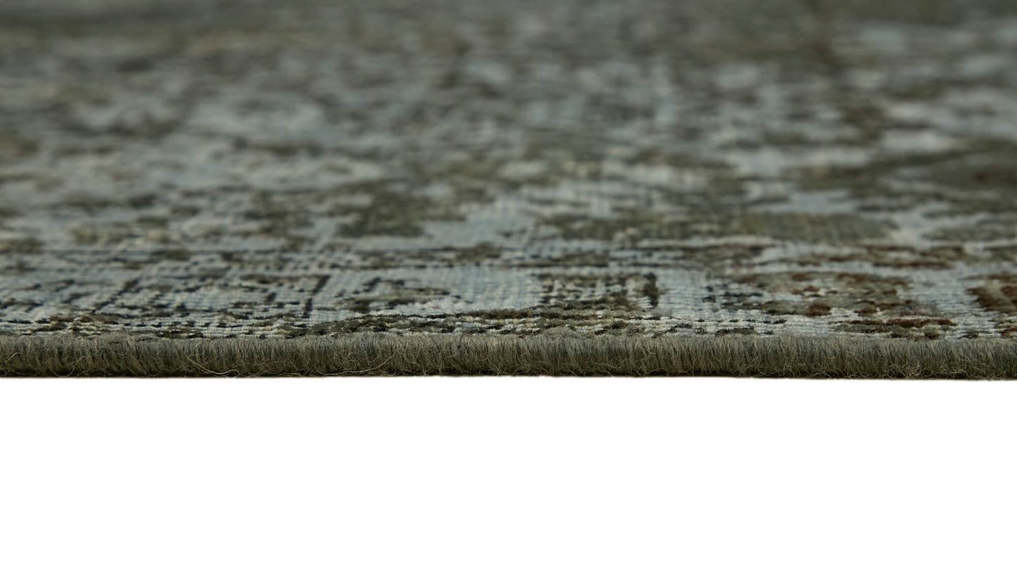 10x13 Grey Overdyed Large Area Rug - 44338