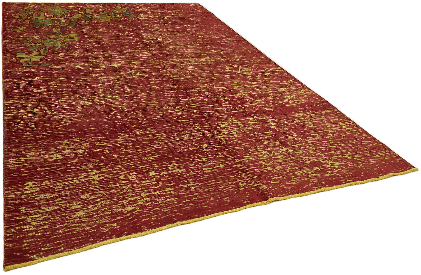 8x11 Red Overdyed Large Area Rug - 44339