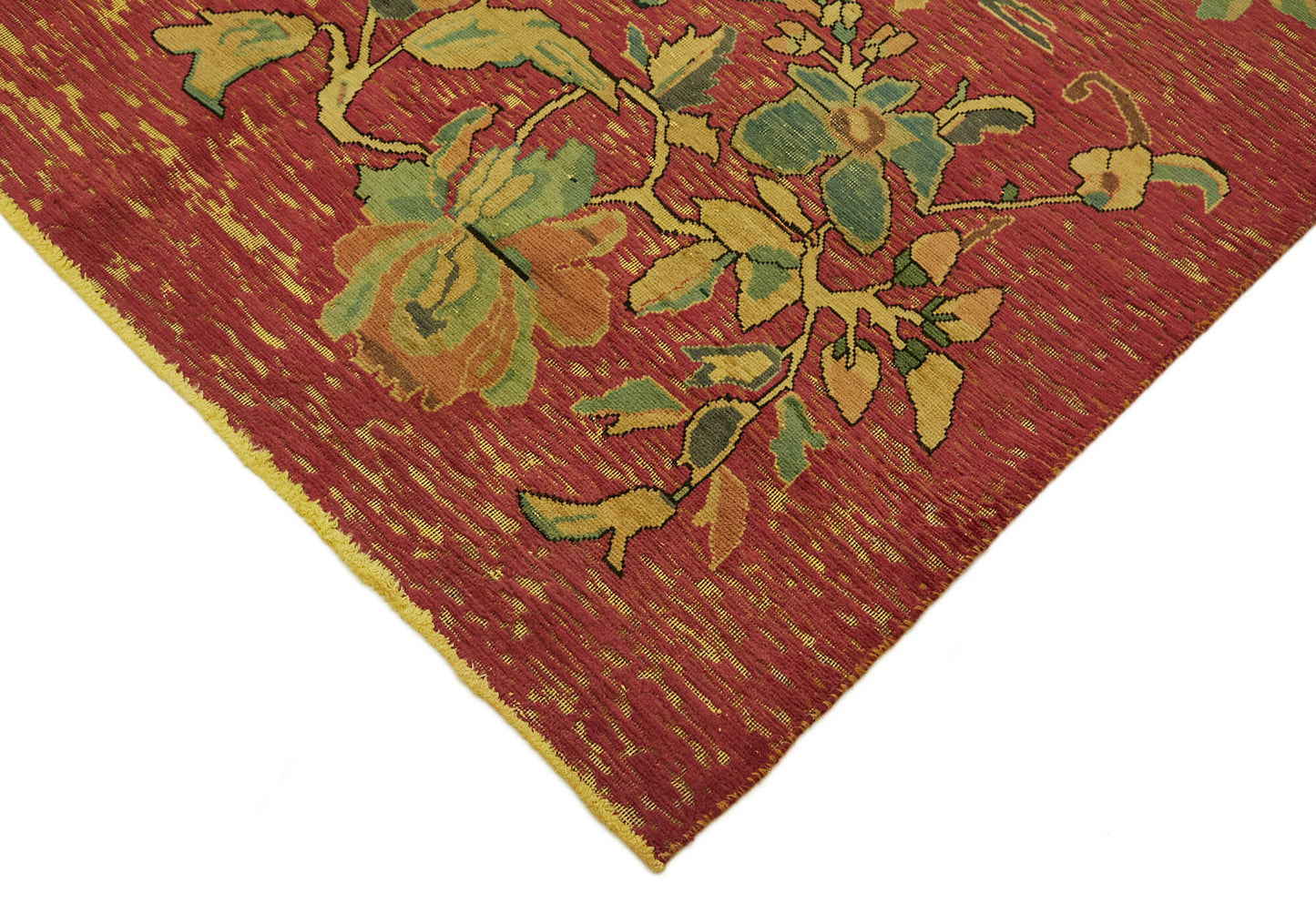 8x11 Red Overdyed Large Area Rug - 44339