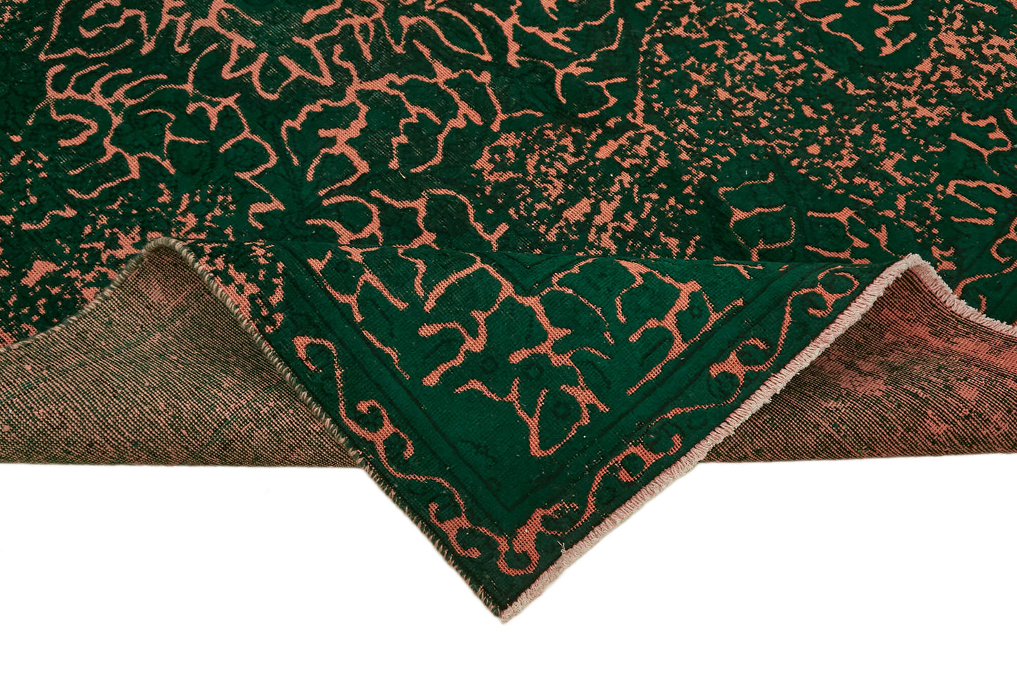 6x10 Green Overdyed Large Area Rug - 44342