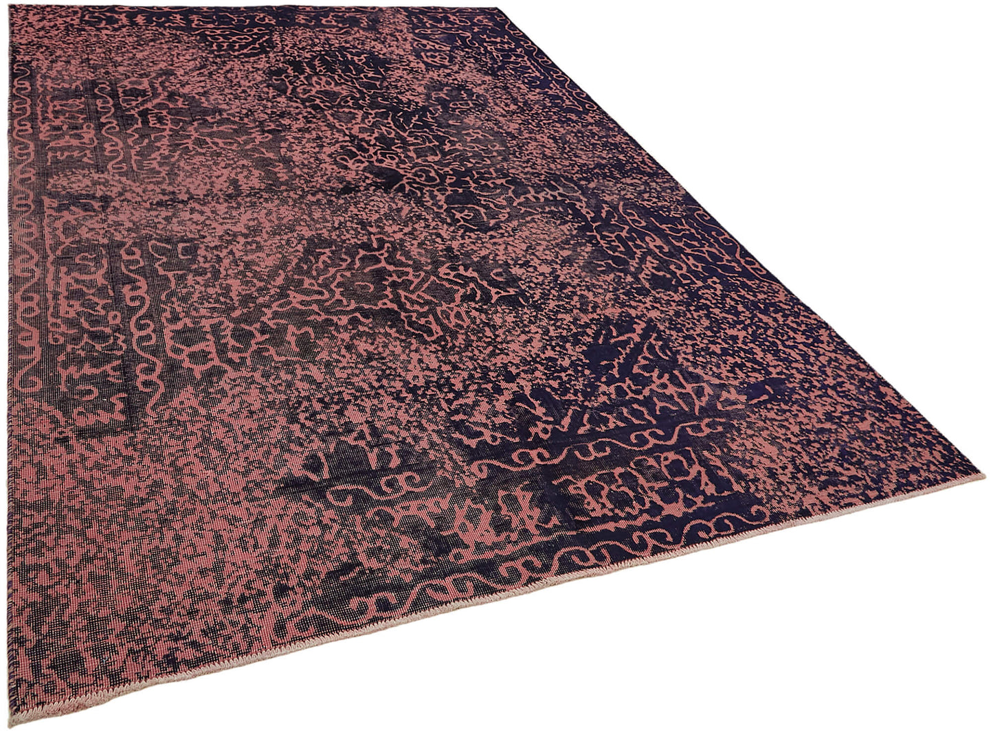 6x9 Purple Overdyed Large Area Rug - 44343