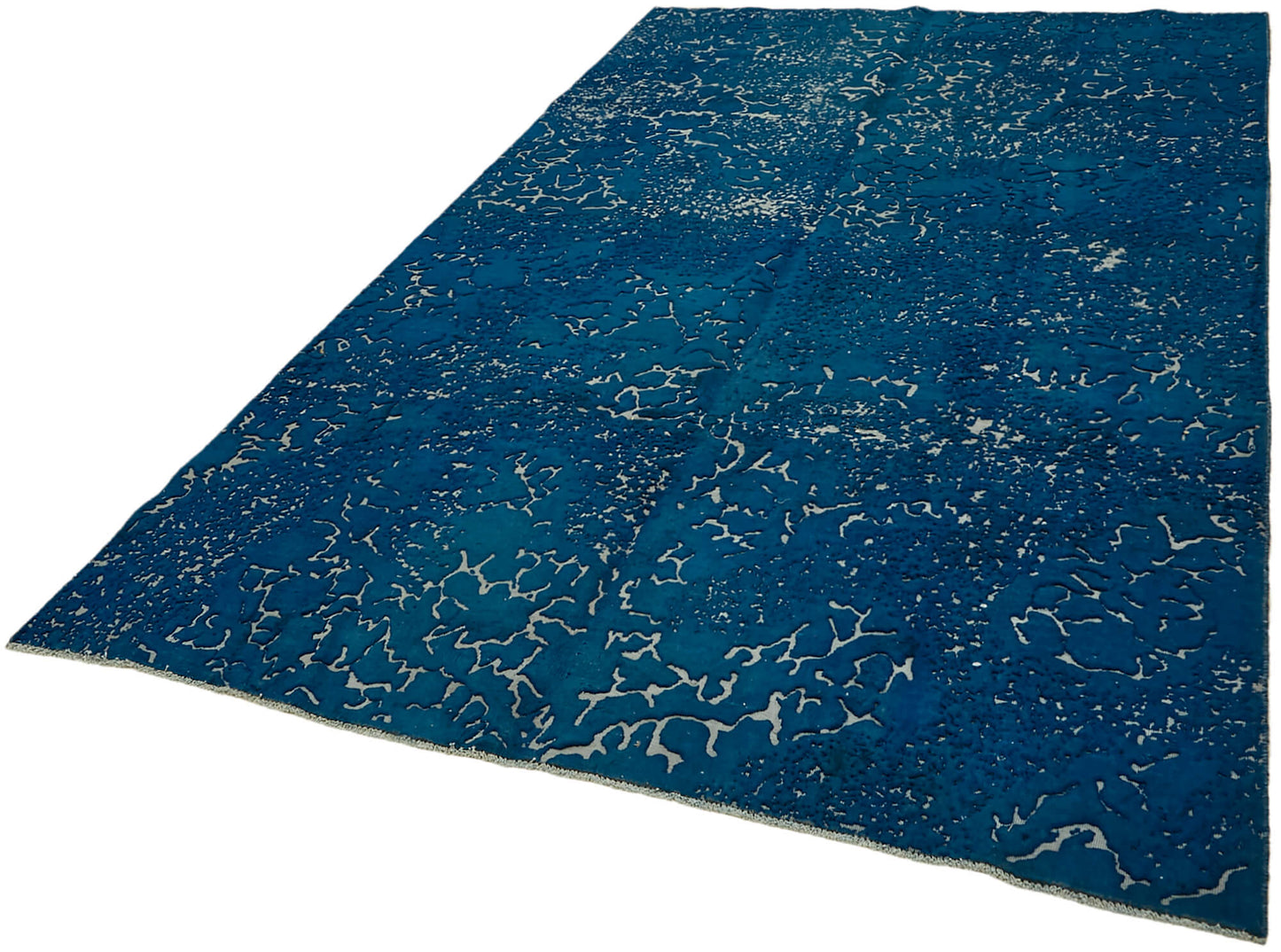 6x10 Blue Overdyed Large Area Rug - 44344