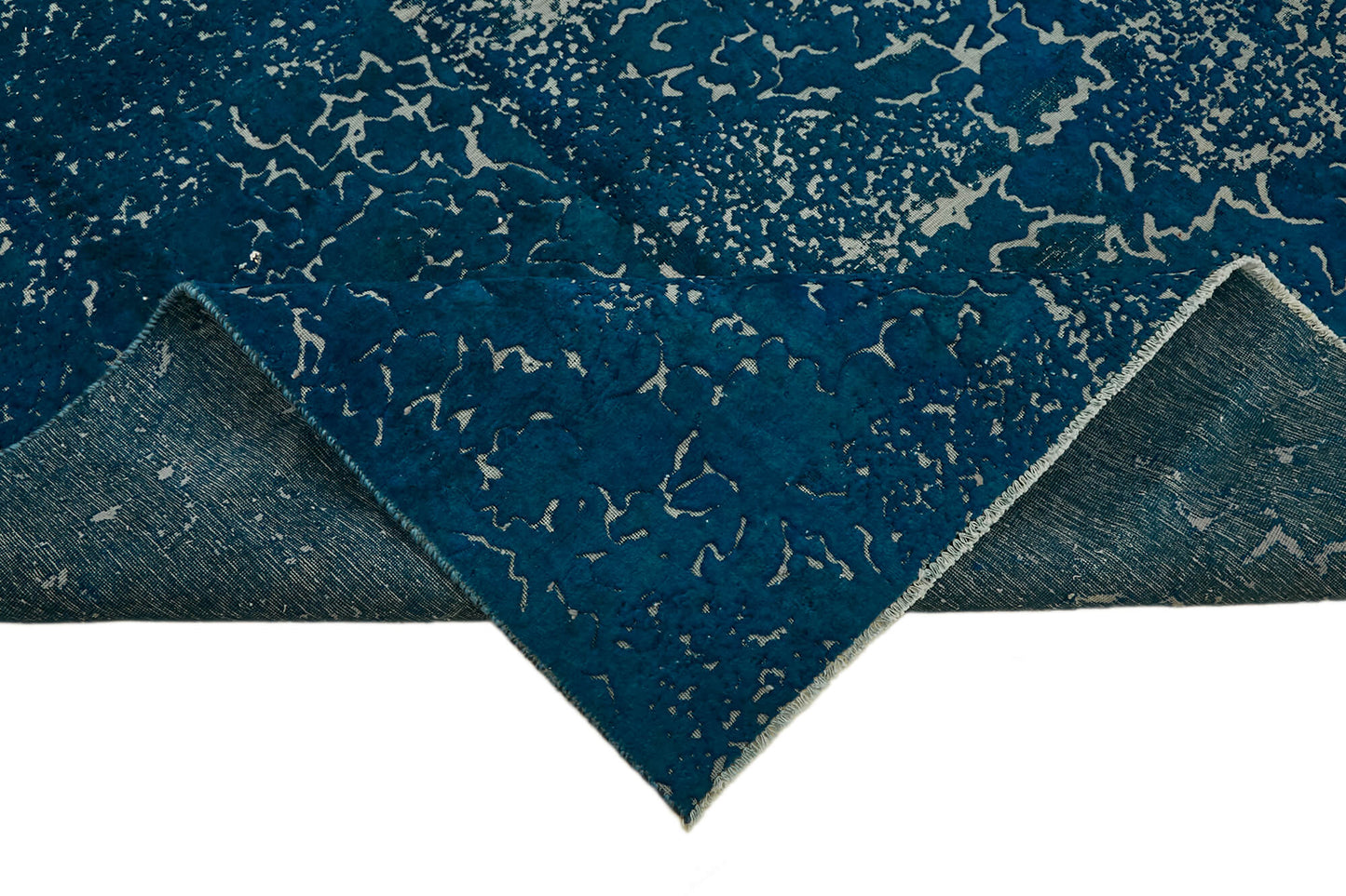 6x10 Blue Overdyed Large Area Rug - 44344