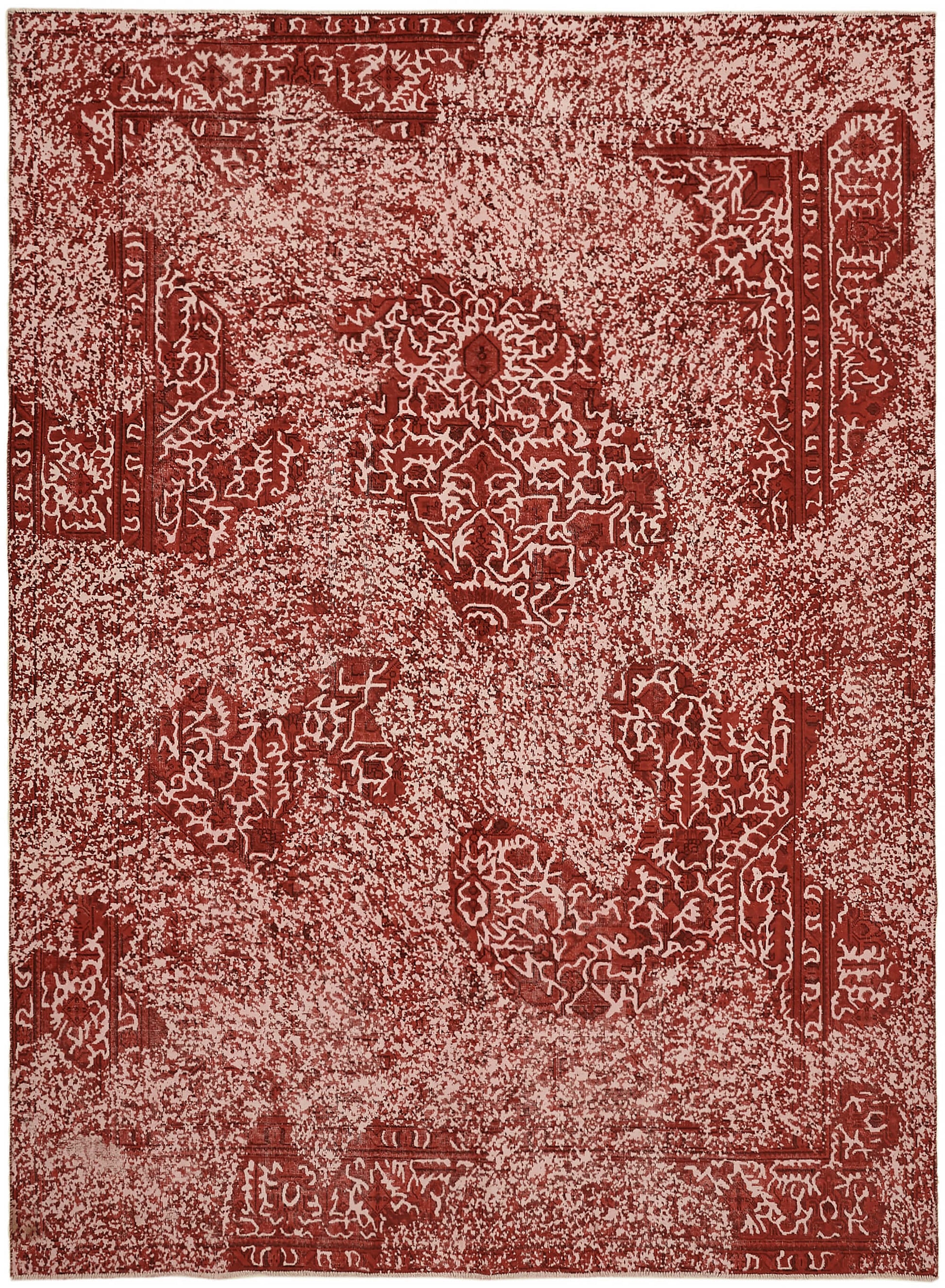 9x12 Red Overdyed Large Area Rug - 44345