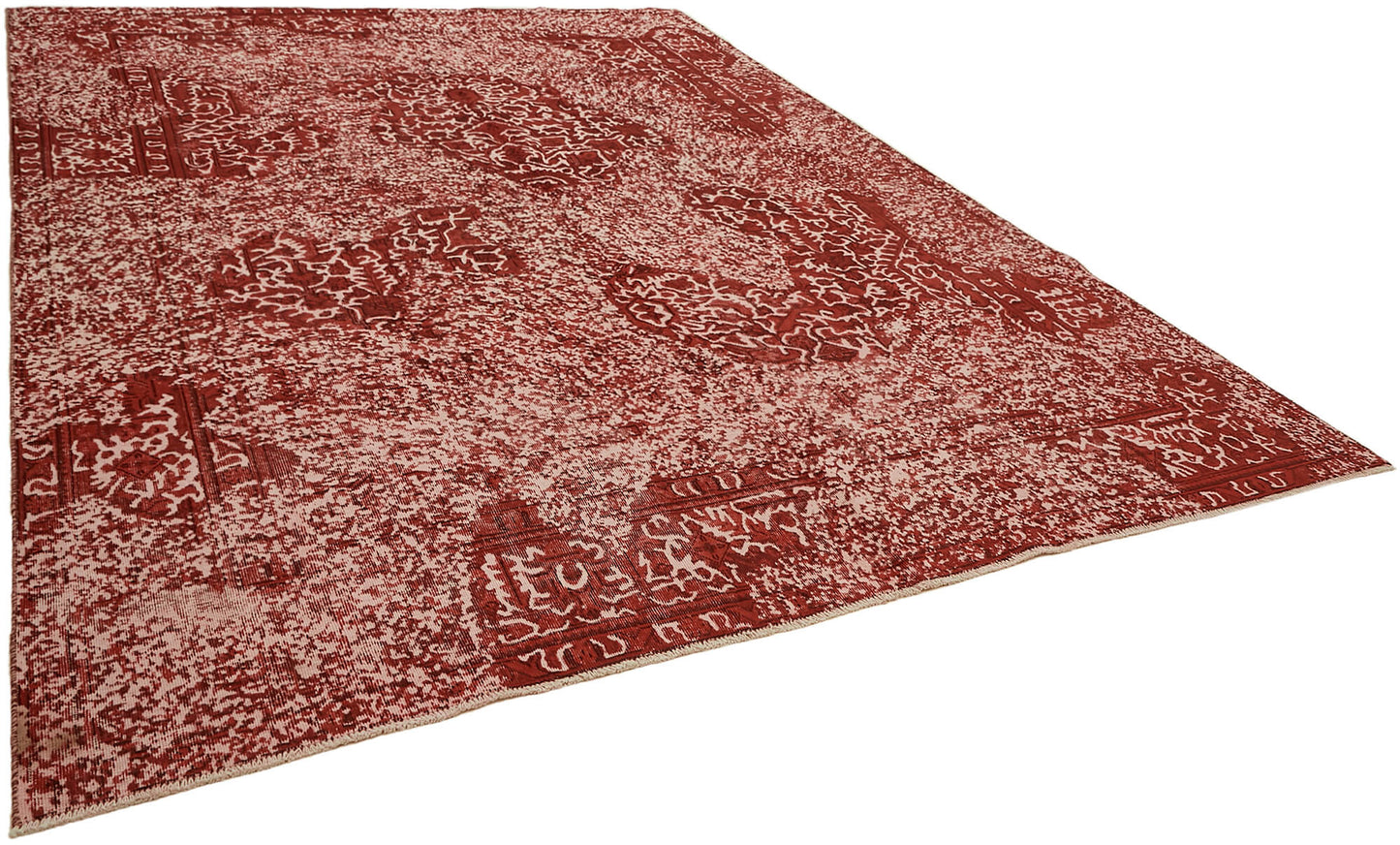 9x12 Red Overdyed Large Area Rug - 44345