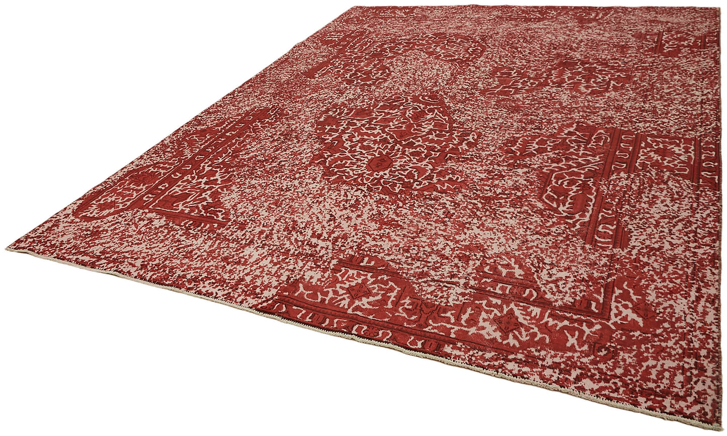 9x12 Red Overdyed Large Area Rug - 44345