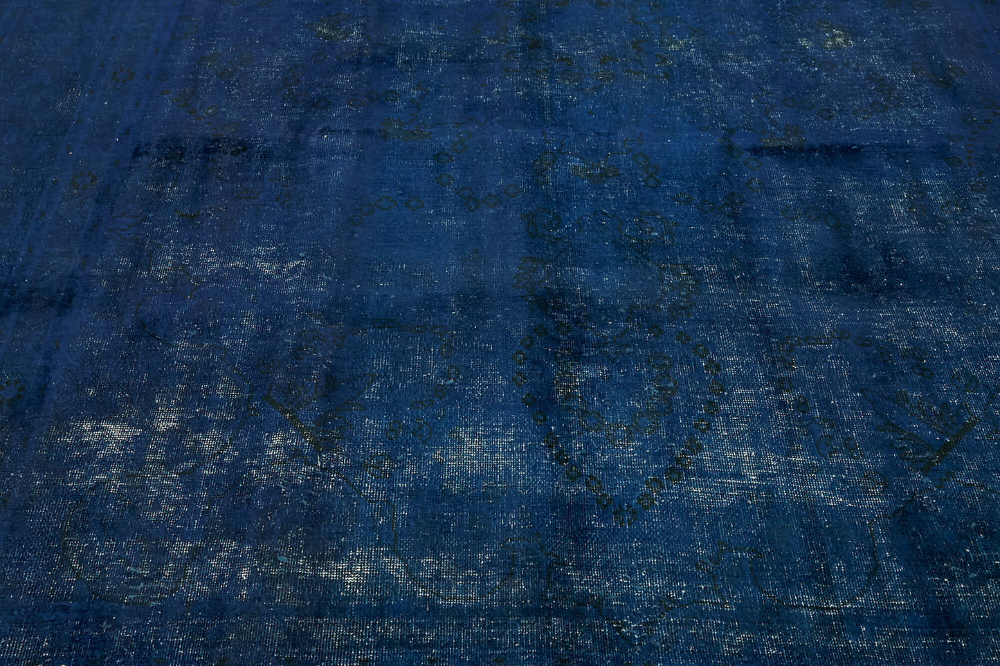 8x11 Blue Overdyed Large Area Rug - 44346