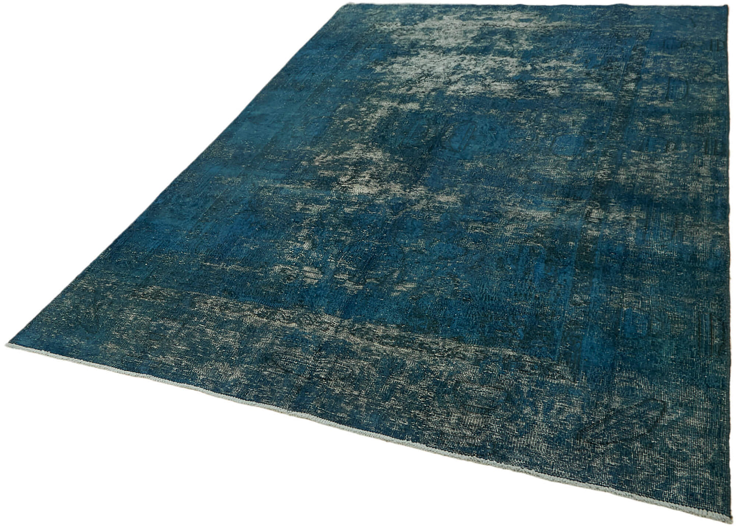 6x9 Blue Overdyed Large Area Rug - 44351