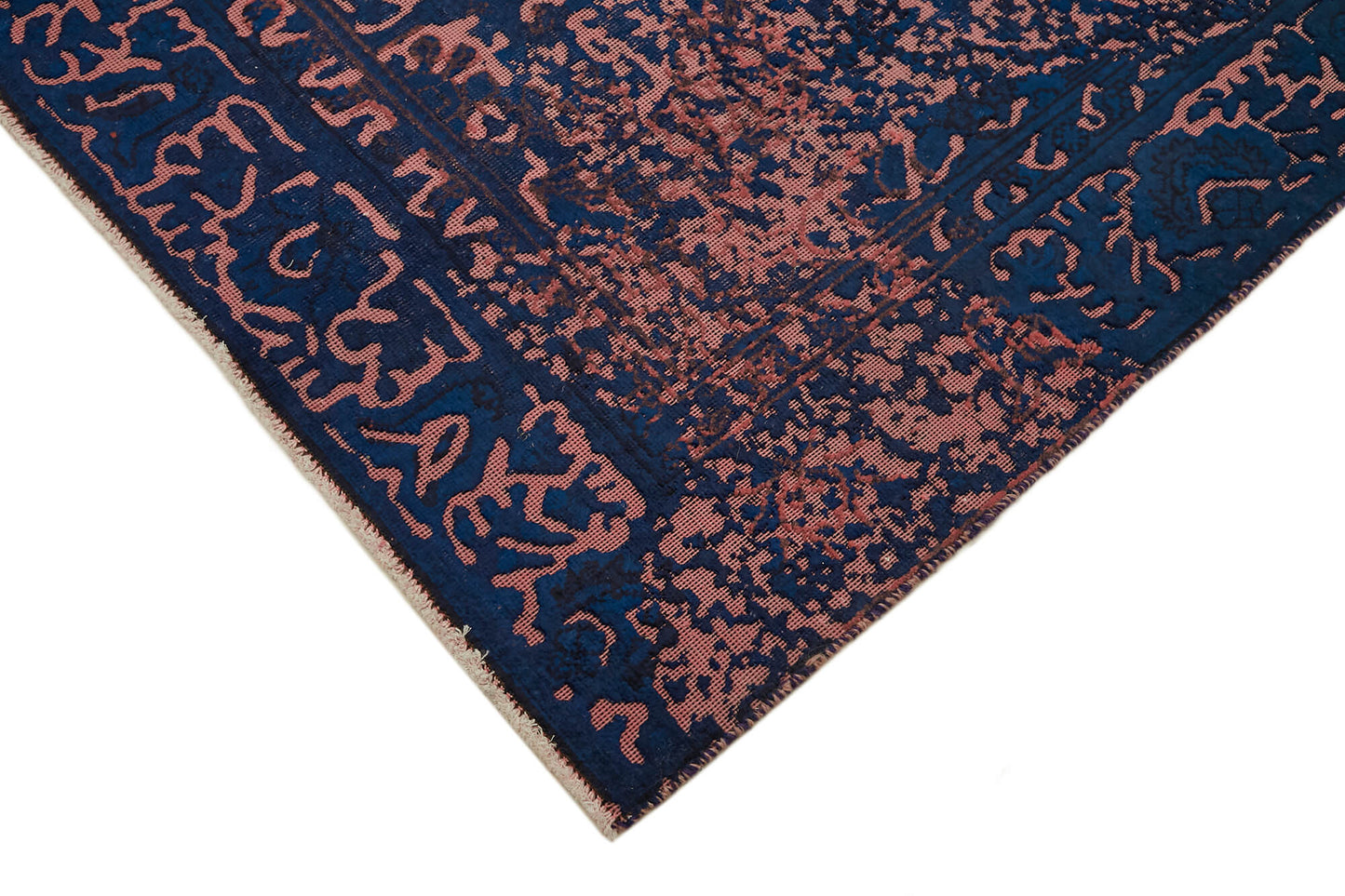 6x9 Blue Overdyed Large Area Rug - 44352