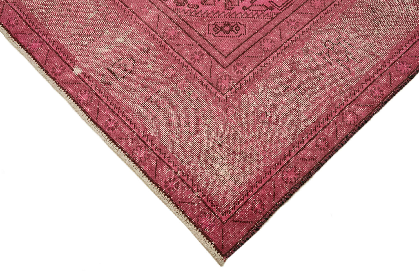 8x11 Pink Overdyed Large Area Rug - 44353