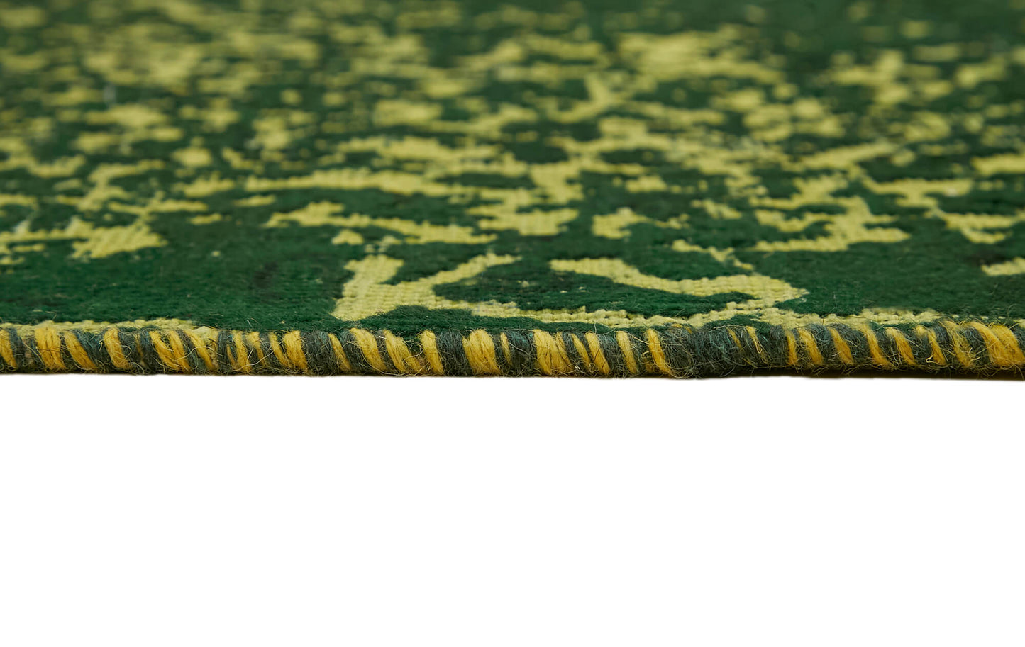 6x9 Green Overdyed Large Area Rug - 44358