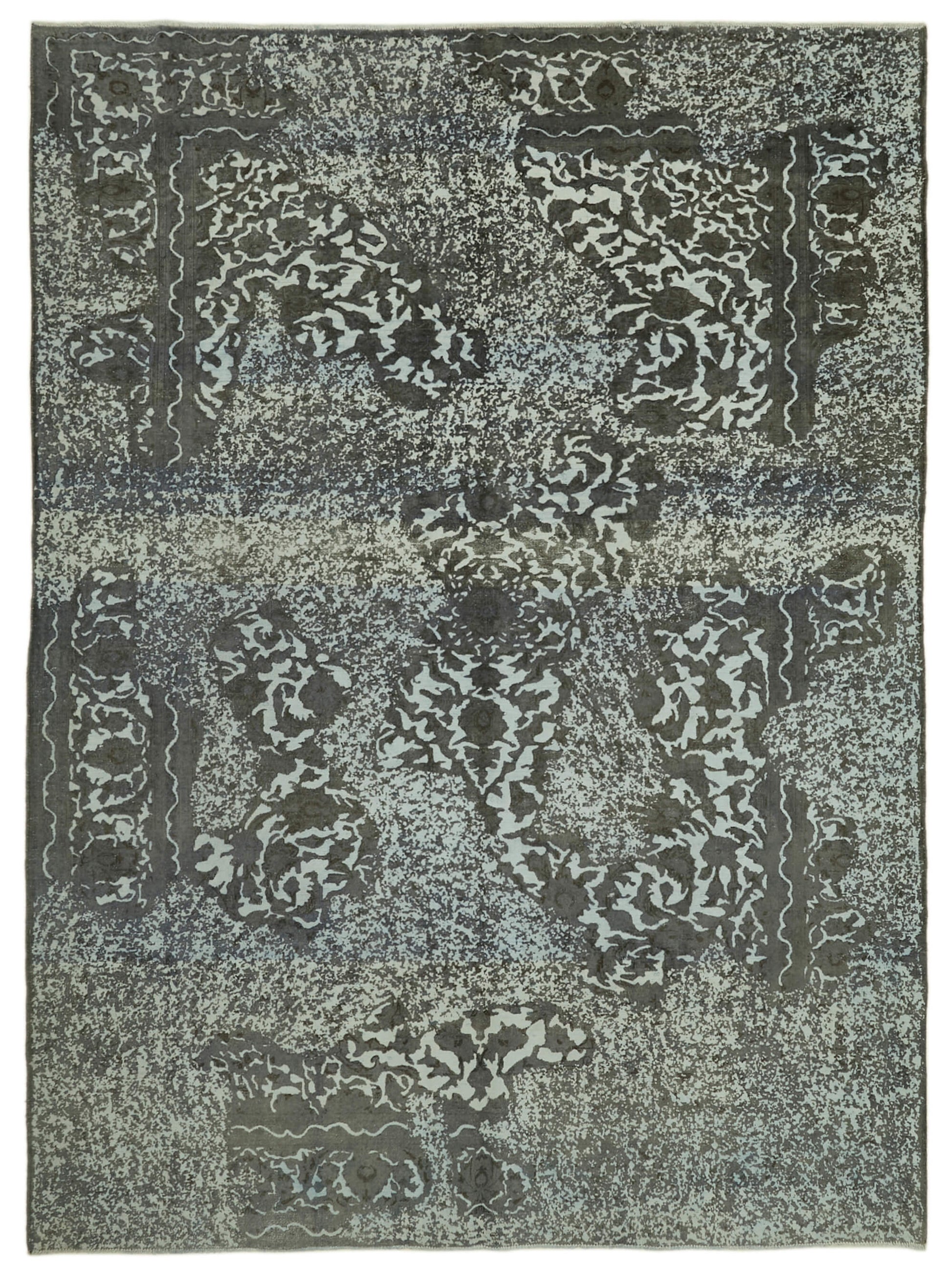 9x12 Grey Overdyed Large Area Rug - 44359